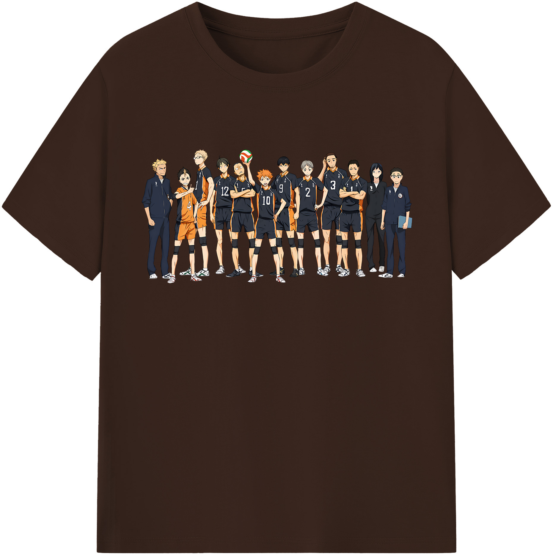 （画像用） ハイキュー!! Haikyu!! 綿100％半袖Tシャツ（フロントプリント）