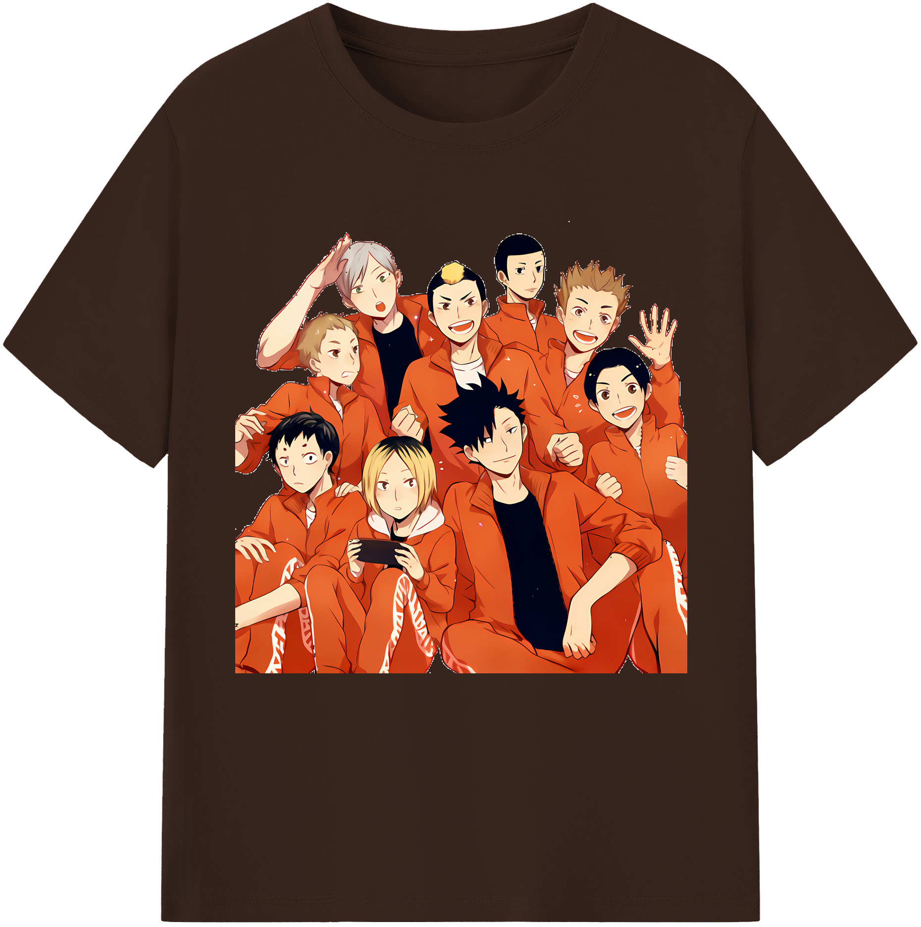 （画像用） ハイキュー!! Haikyu!! 綿100％半袖Tシャツ（フロントプリント）
