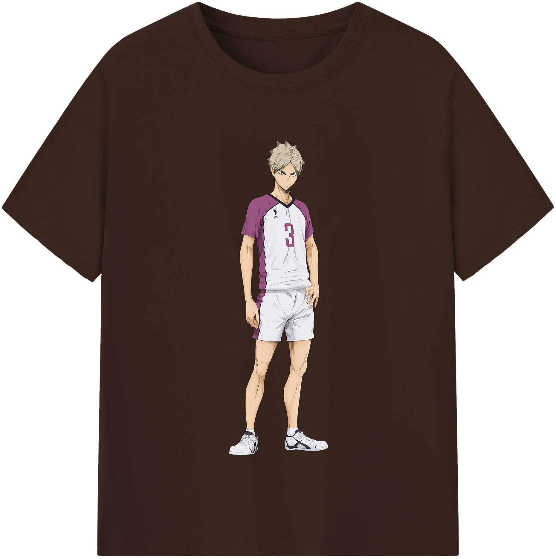 （画像用） ハイキュー!! Haikyu!! 綿100％半袖Tシャツ（フロントプリント）