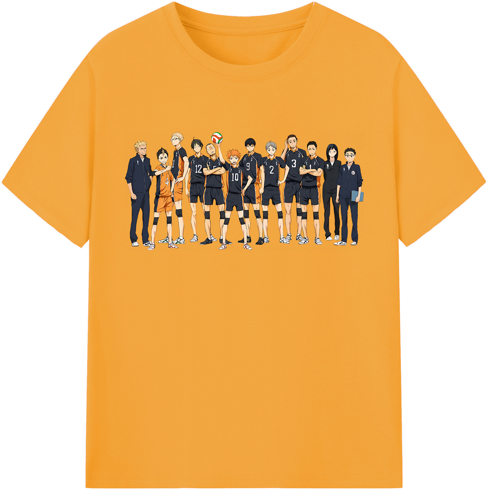 （画像用） ハイキュー!! Haikyu!! 綿100％半袖Tシャツ（フロントプリント）