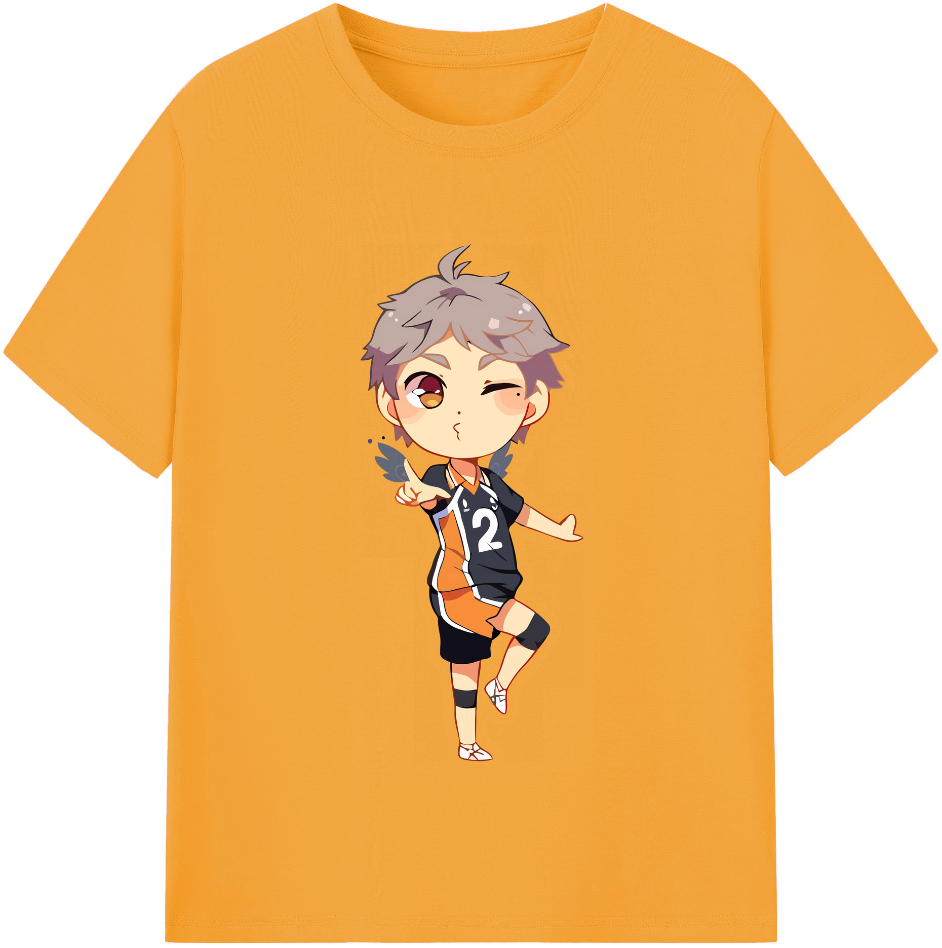（画像用） ハイキュー!! Haikyu!! 綿100％半袖Tシャツ（フロントプリント）
