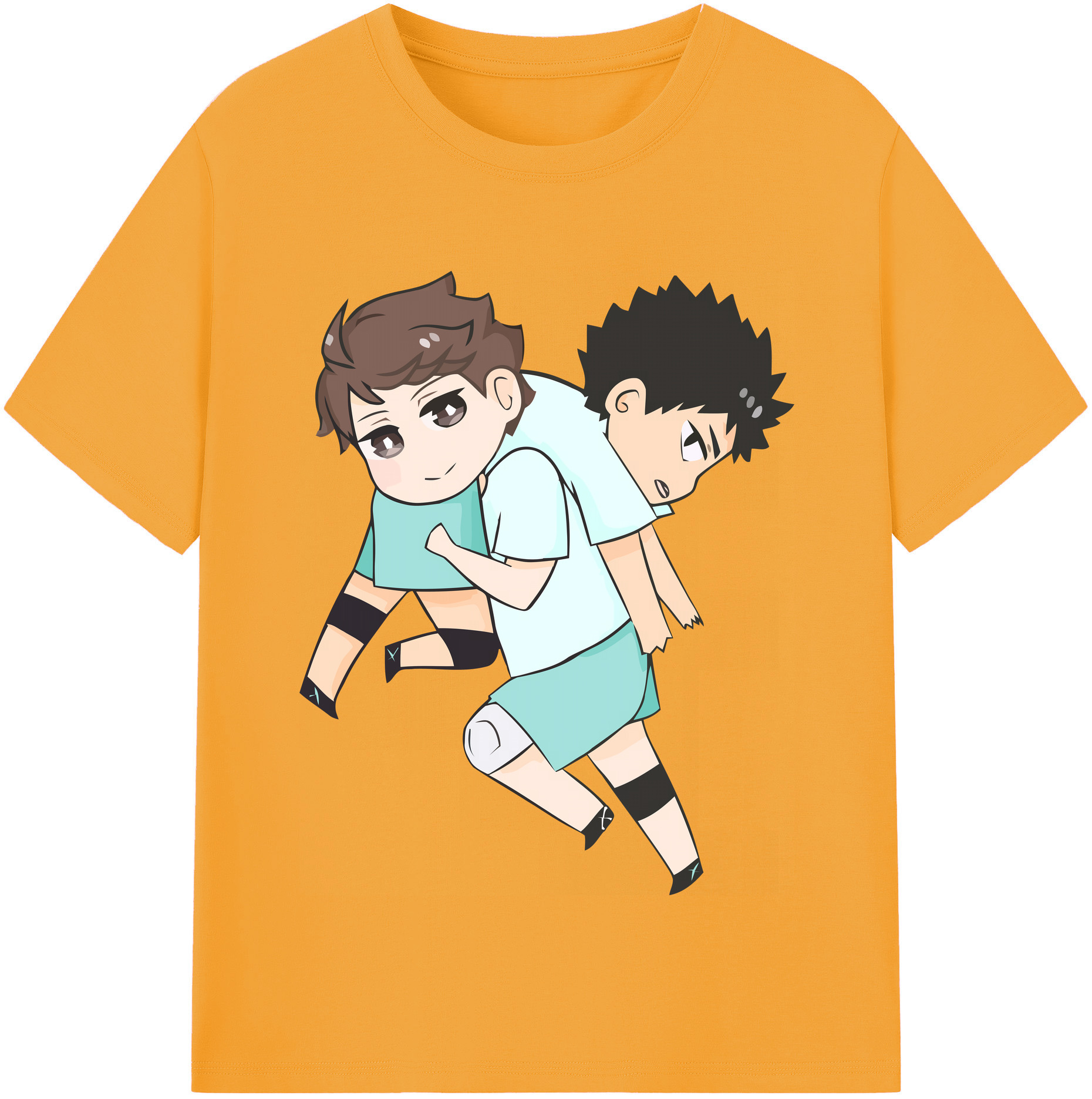 （画像用） ハイキュー!! Haikyu!! 綿100％半袖Tシャツ（フロントプリント）