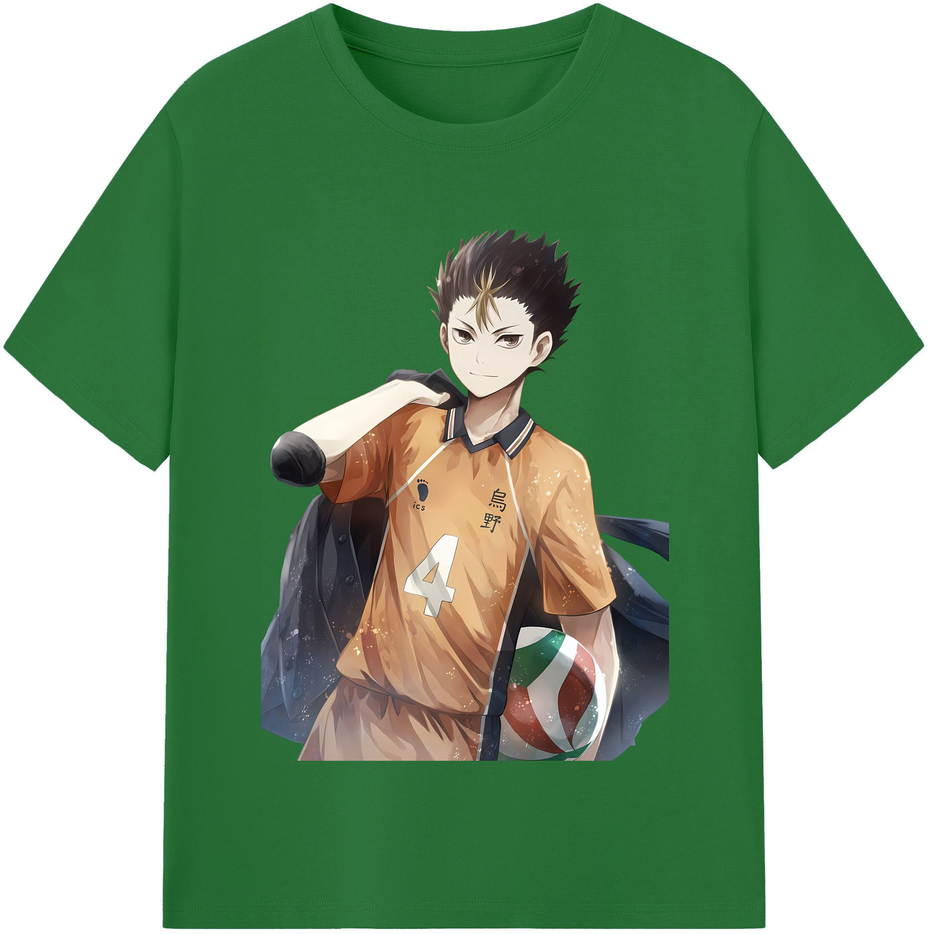 （画像用） ハイキュー!! Haikyu!! 綿100％半袖Tシャツ（フロントプリント）