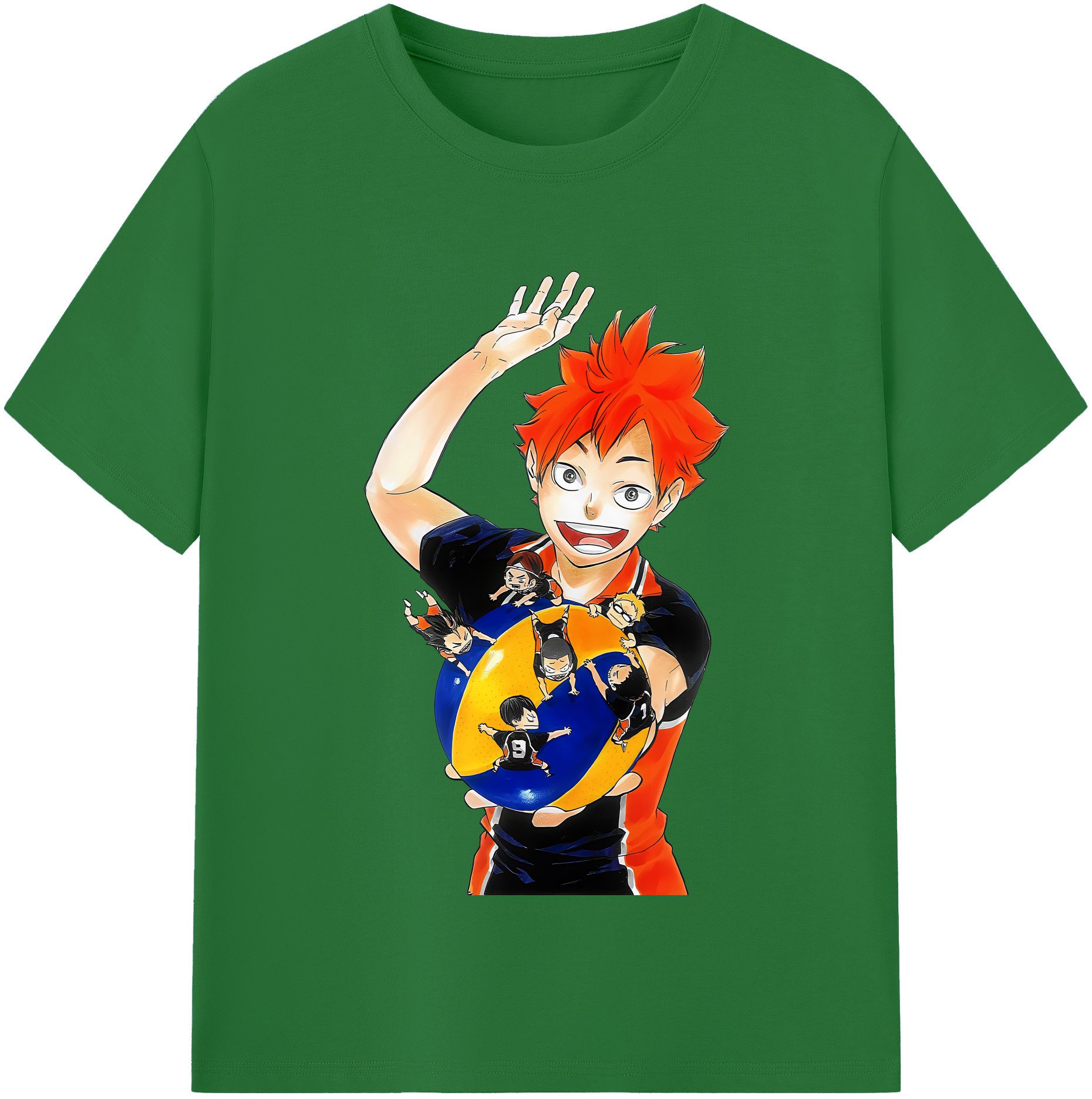 （画像用） ハイキュー!! Haikyu!! 綿100％半袖Tシャツ（フロントプリント）