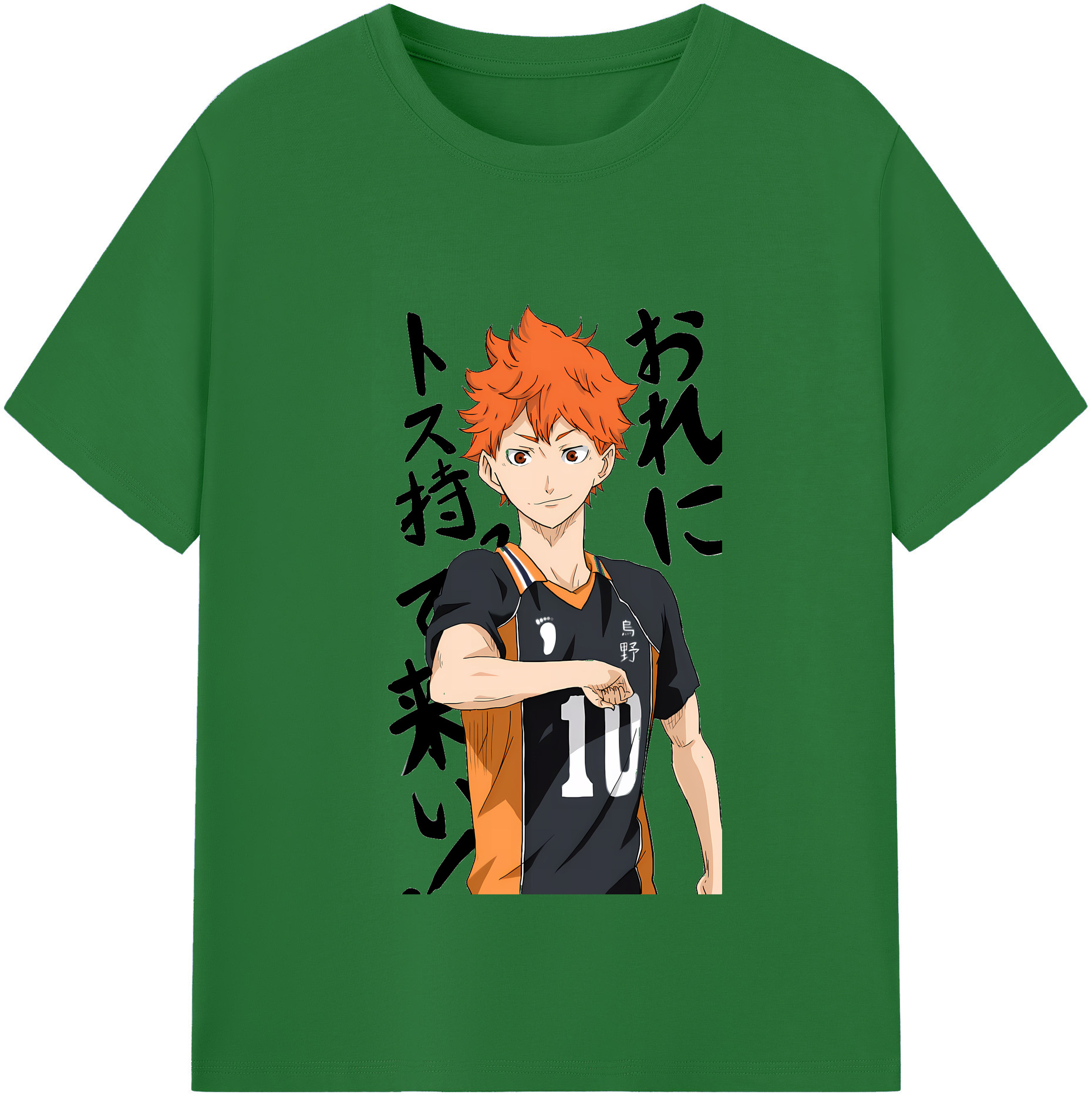 （画像用） ハイキュー!! Haikyu!! 綿100％半袖Tシャツ（フロントプリント）