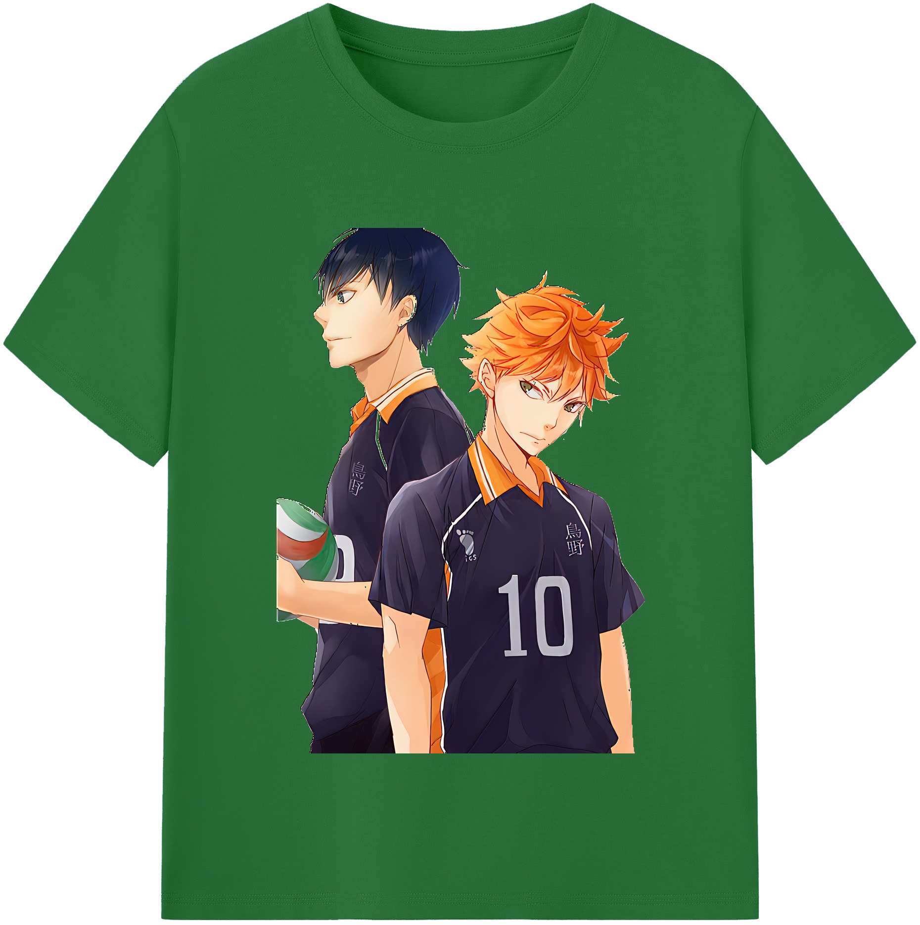 （画像用） ハイキュー!! Haikyu!! 綿100％半袖Tシャツ（フロントプリント）