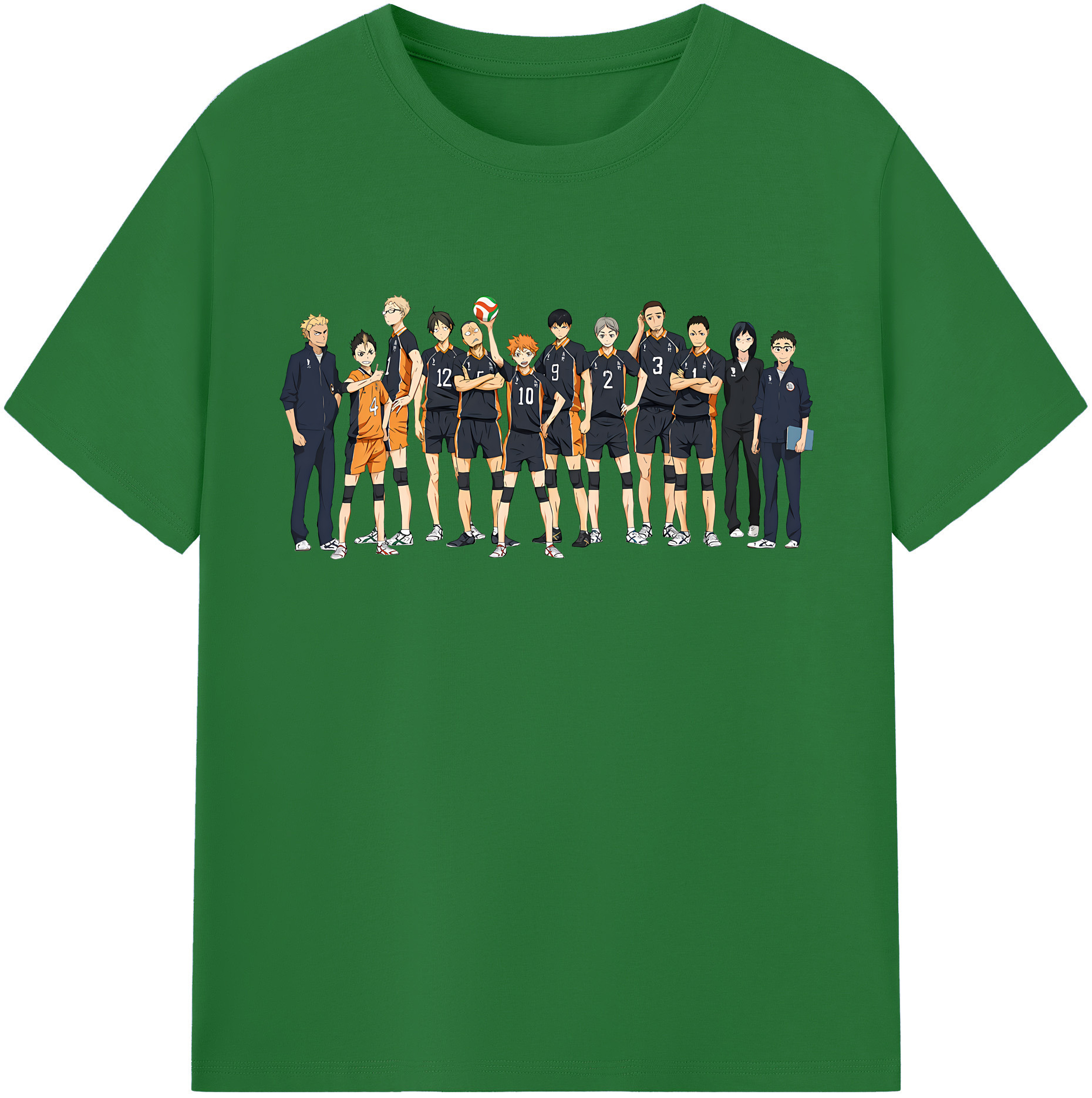 （画像用） ハイキュー!! Haikyu!! 綿100％半袖Tシャツ（フロントプリント）
