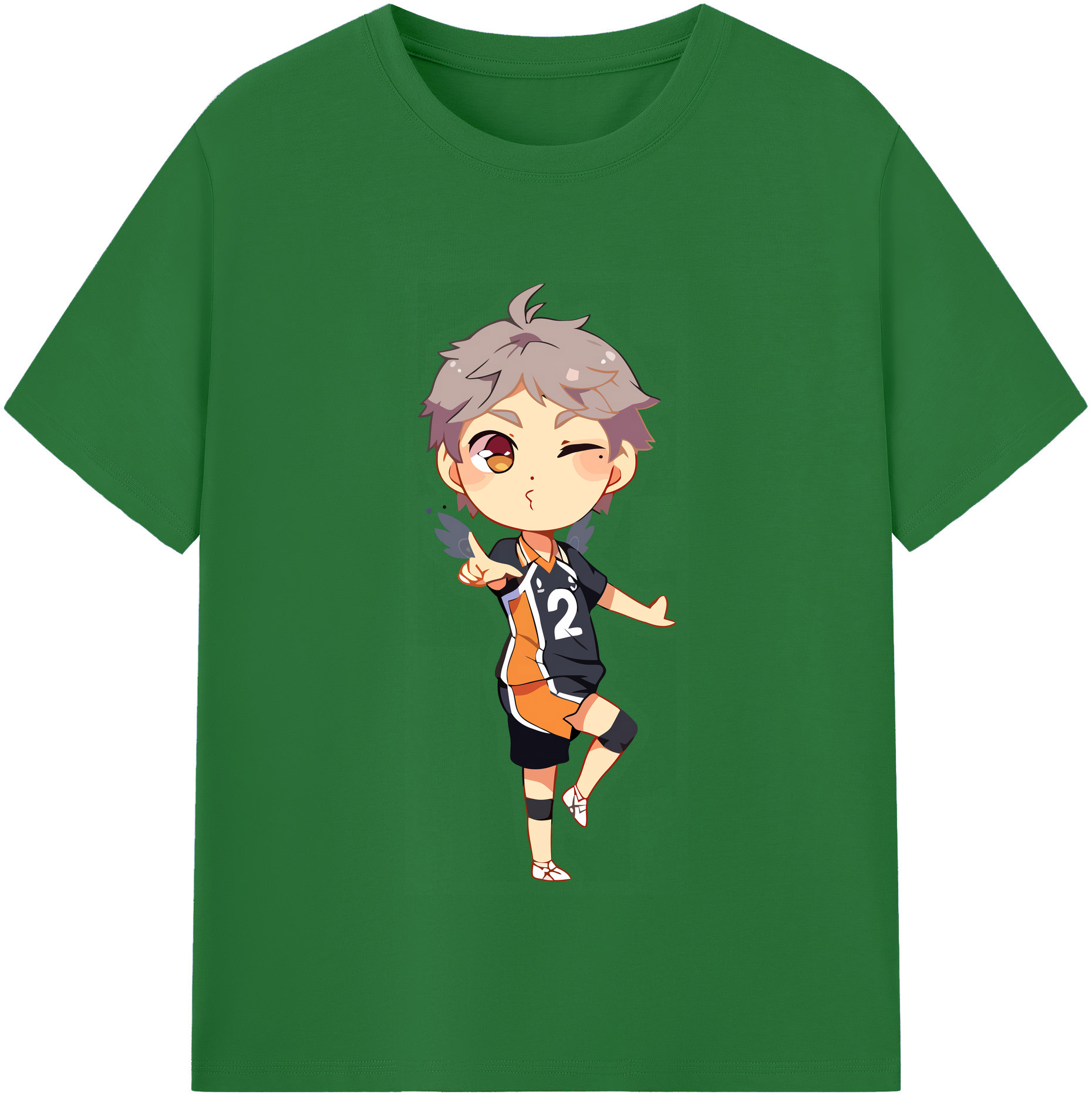 （画像用） ハイキュー!! Haikyu!! 綿100％半袖Tシャツ（フロントプリント）