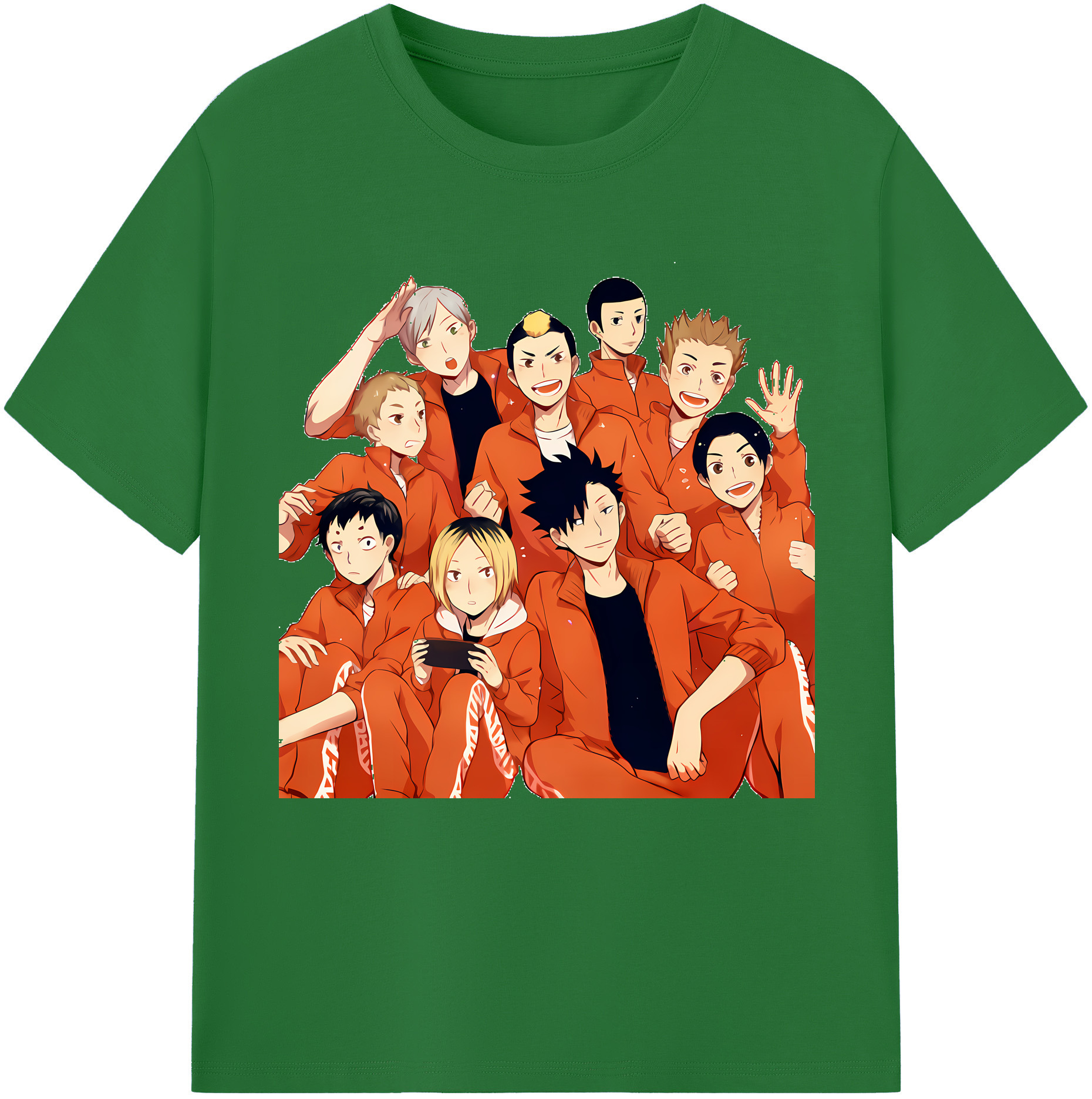 （画像用） ハイキュー!! Haikyu!! 綿100％半袖Tシャツ（フロントプリント）