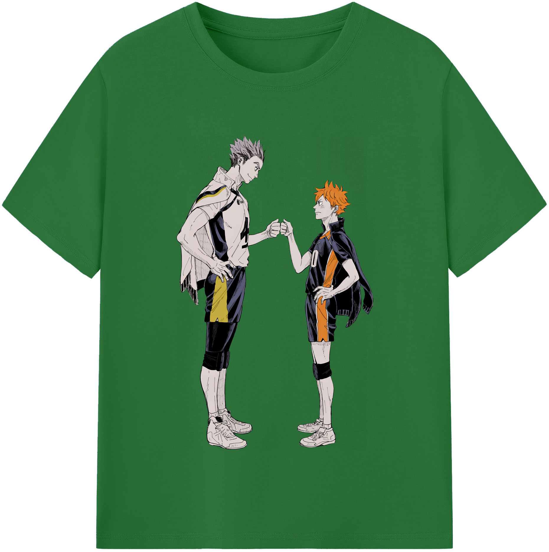 （画像用） ハイキュー!! Haikyu!! 綿100％半袖Tシャツ（フロントプリント）