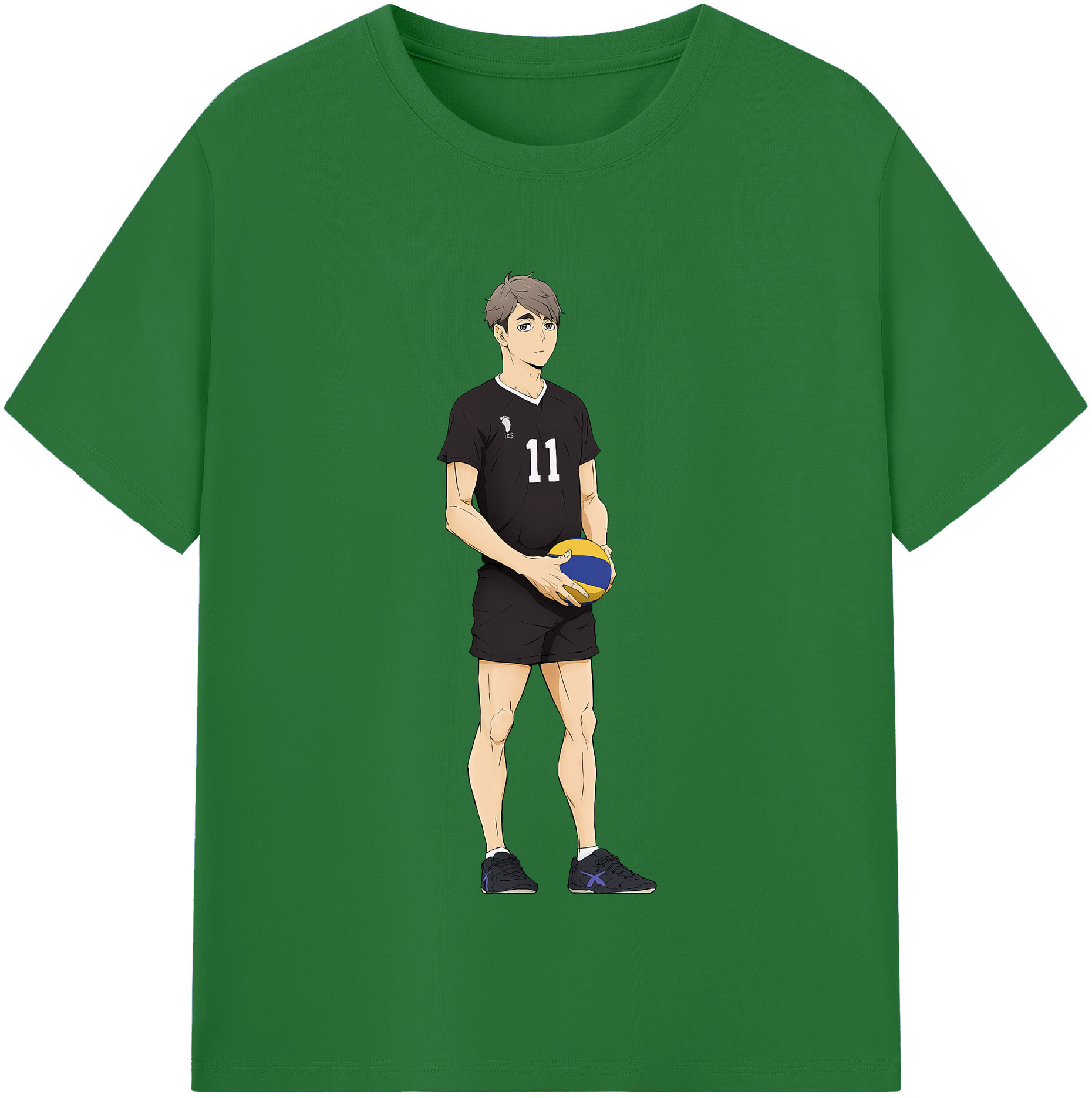 （画像用） ハイキュー!! Haikyu!! 綿100％半袖Tシャツ（フロントプリント）