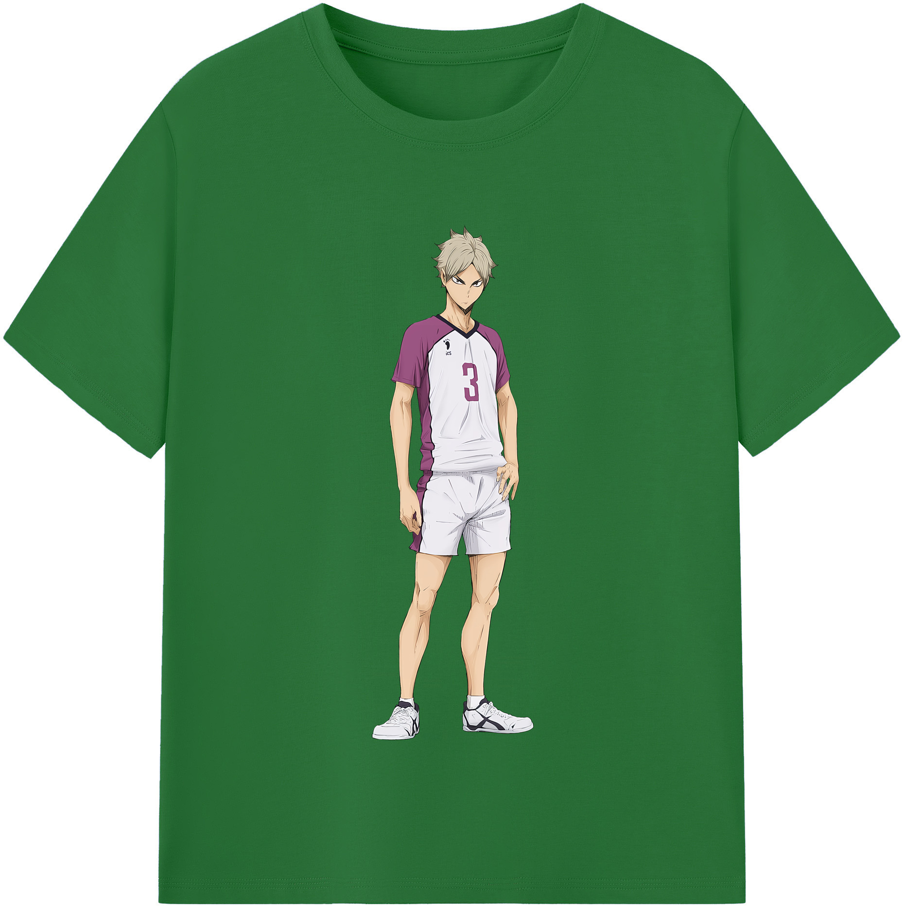 （画像用） ハイキュー!! Haikyu!! 綿100％半袖Tシャツ（フロントプリント）