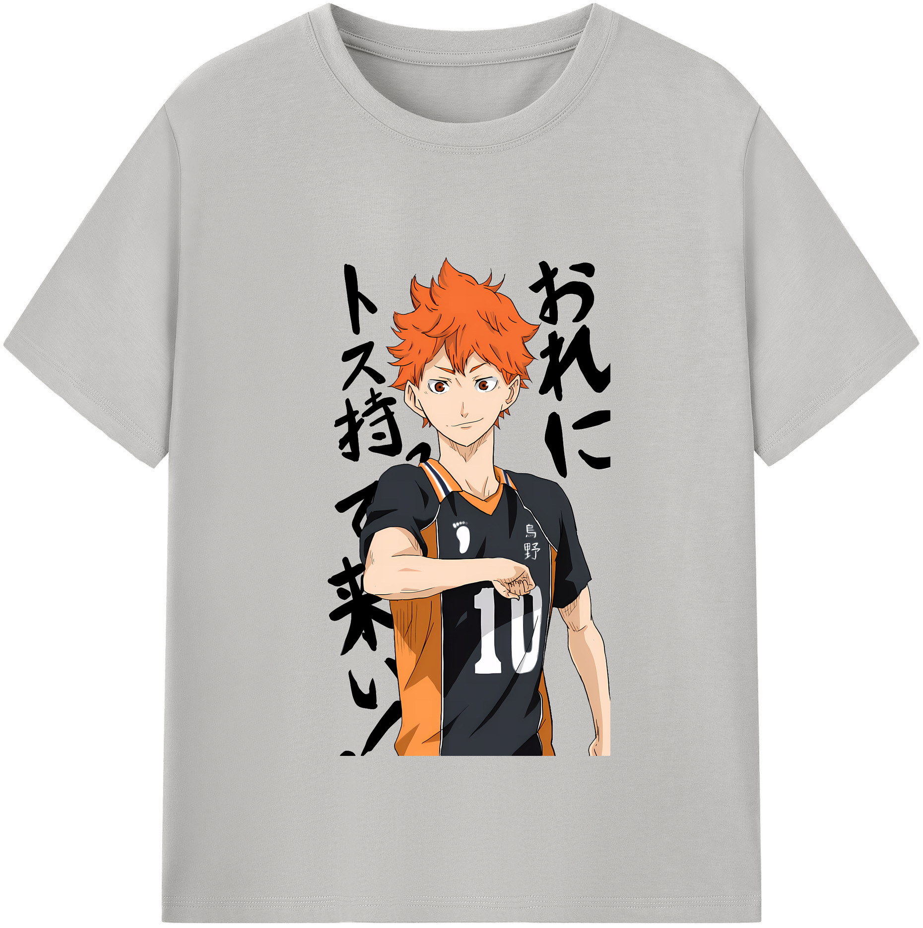 （画像用） ハイキュー!! Haikyu!! 綿100％半袖Tシャツ（フロントプリント）