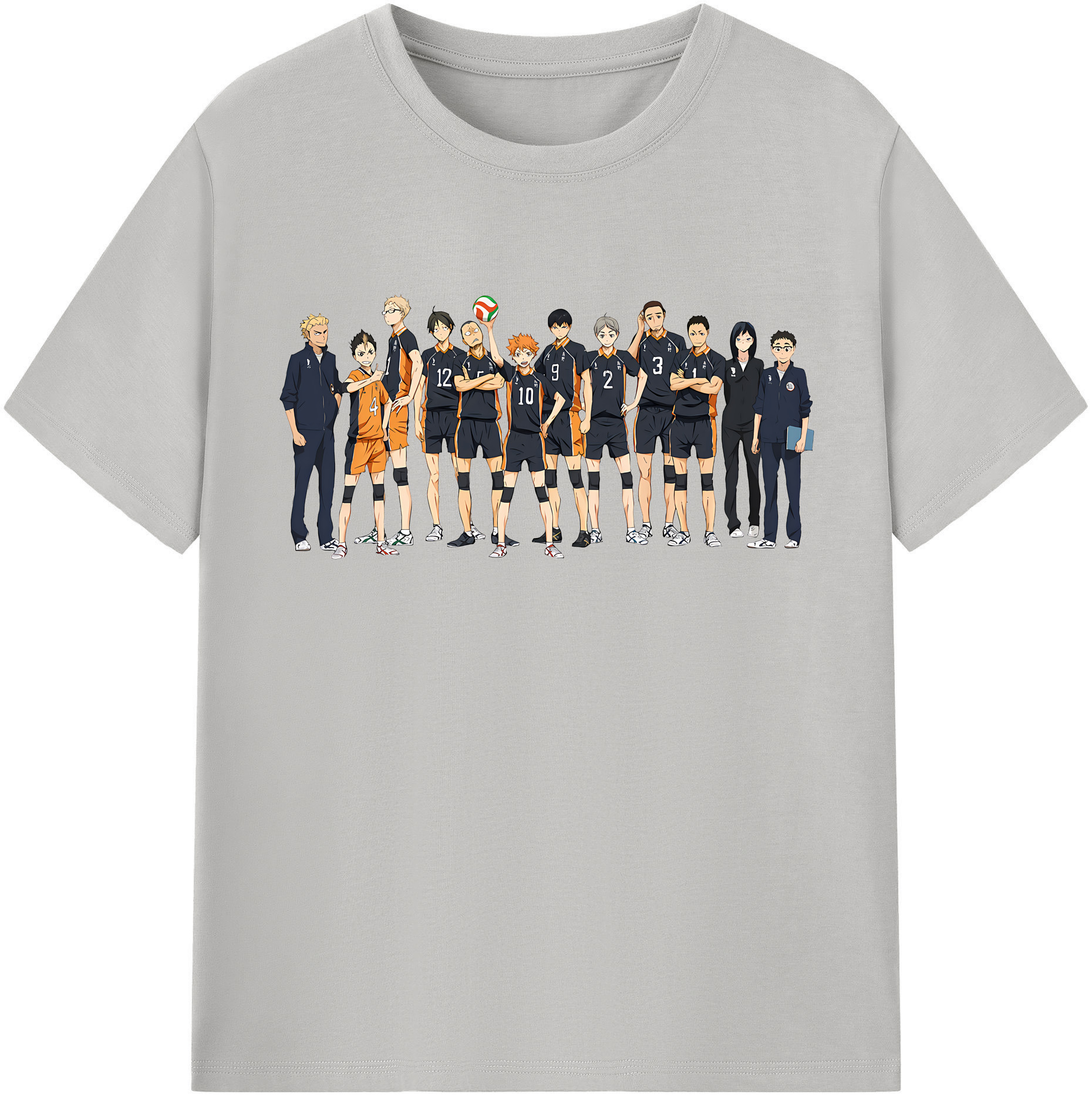 （画像用） ハイキュー!! Haikyu!! 綿100％半袖Tシャツ（フロントプリント）