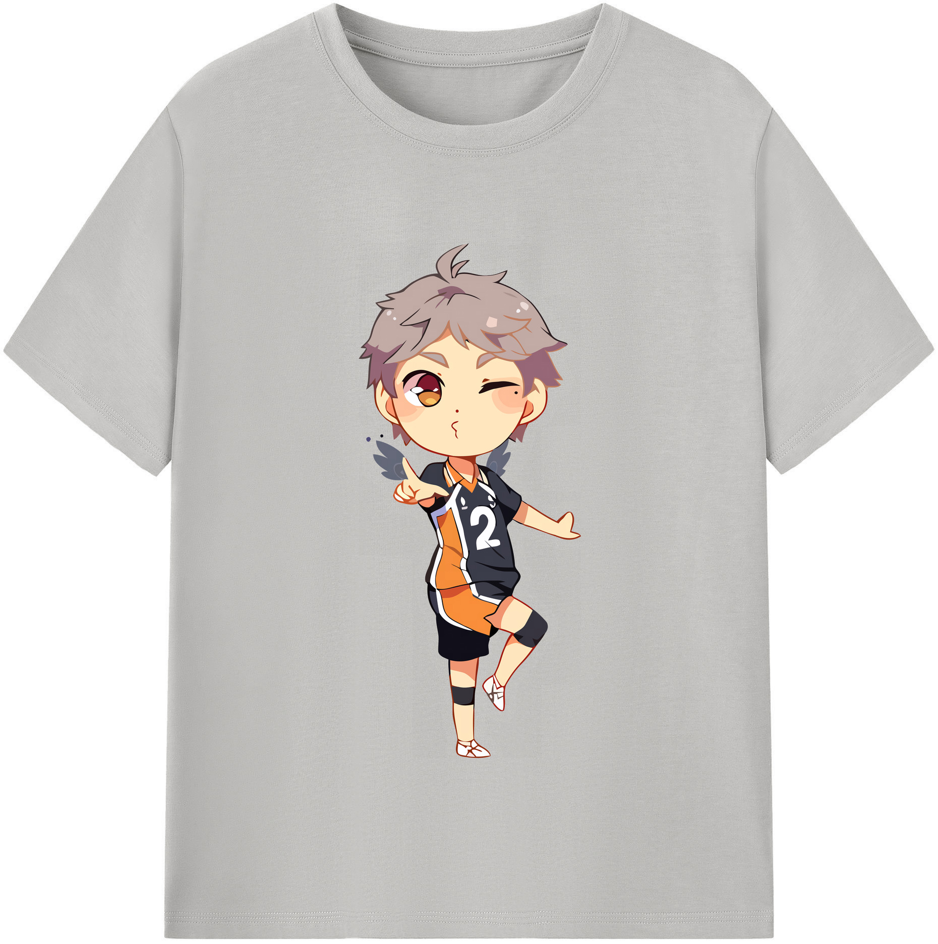（画像用） ハイキュー!! Haikyu!! 綿100％半袖Tシャツ（フロントプリント）