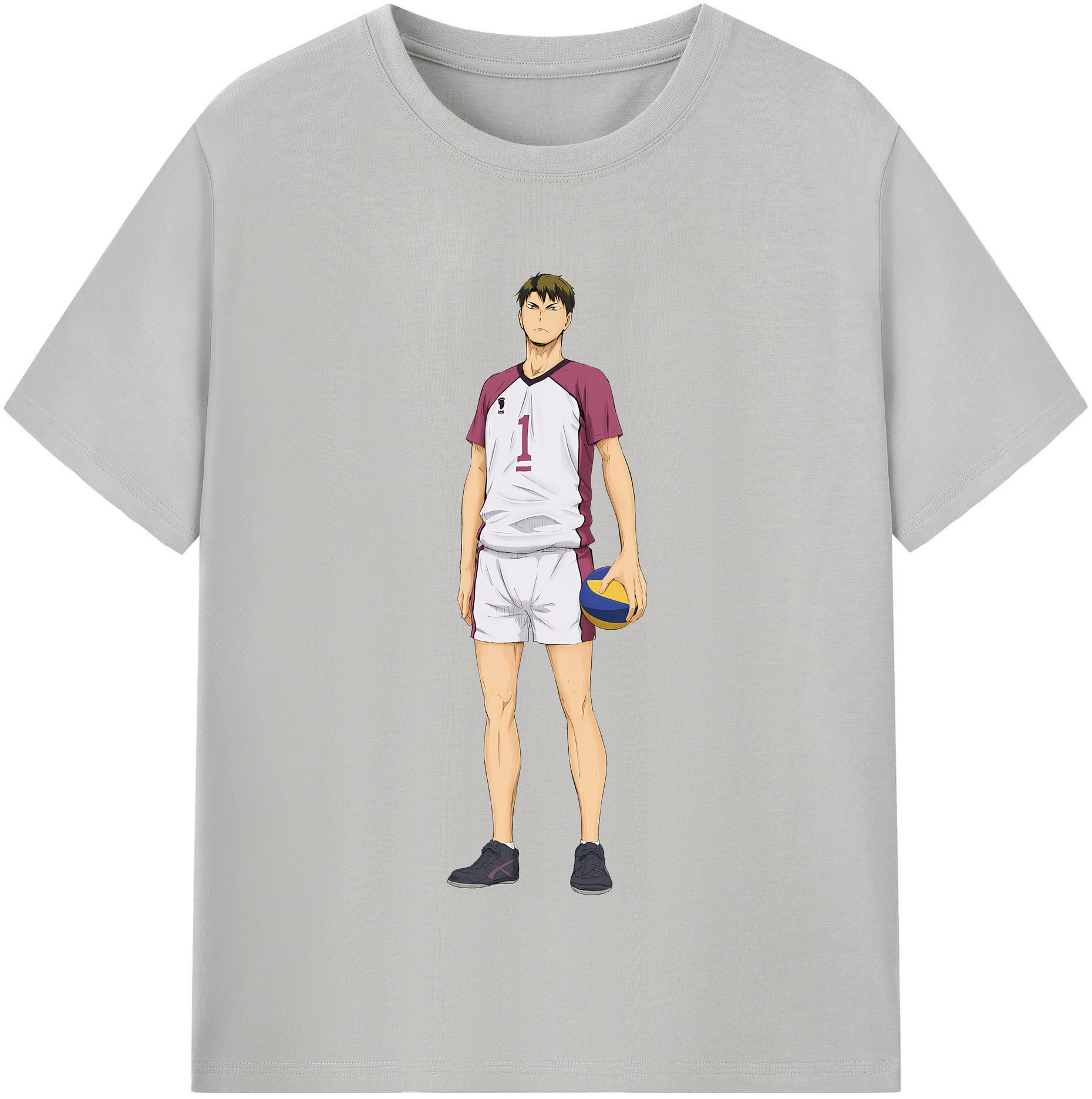 （画像用） ハイキュー!! Haikyu!! 綿100％半袖Tシャツ（フロントプリント）