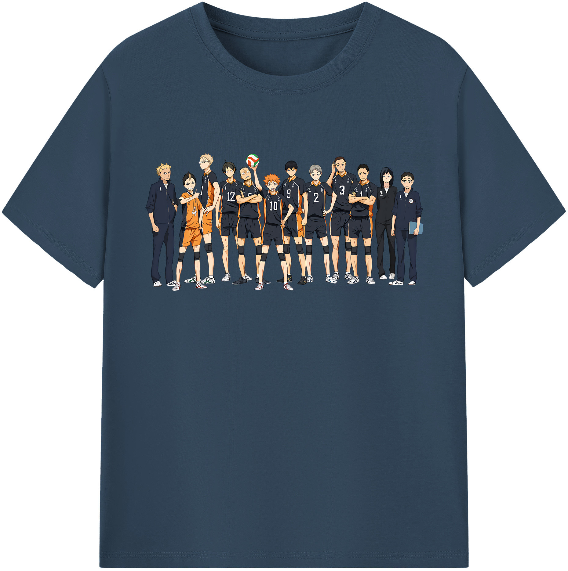 （画像用） ハイキュー!! Haikyu!! 綿100％半袖Tシャツ（フロントプリント）