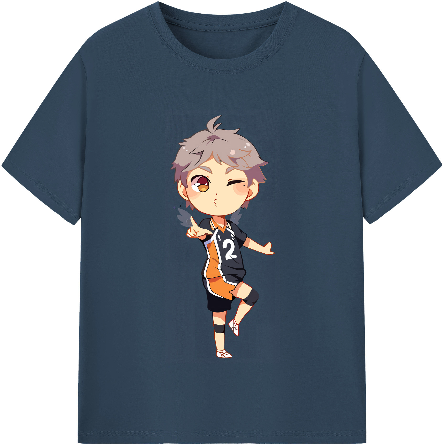 （画像用） ハイキュー!! Haikyu!! 綿100％半袖Tシャツ（フロントプリント）