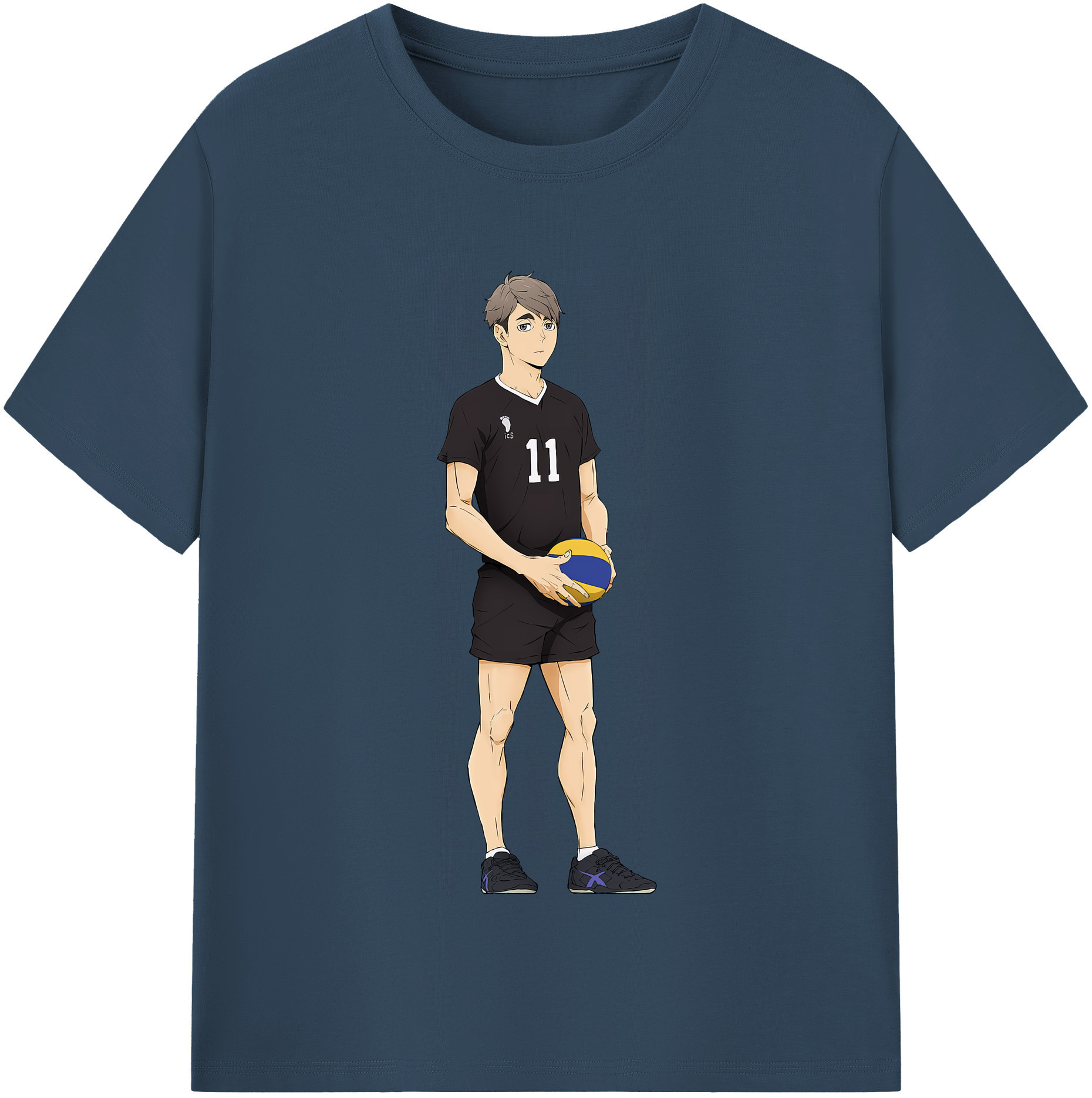 （画像用） ハイキュー!! Haikyu!! 綿100％半袖Tシャツ（フロントプリント）
