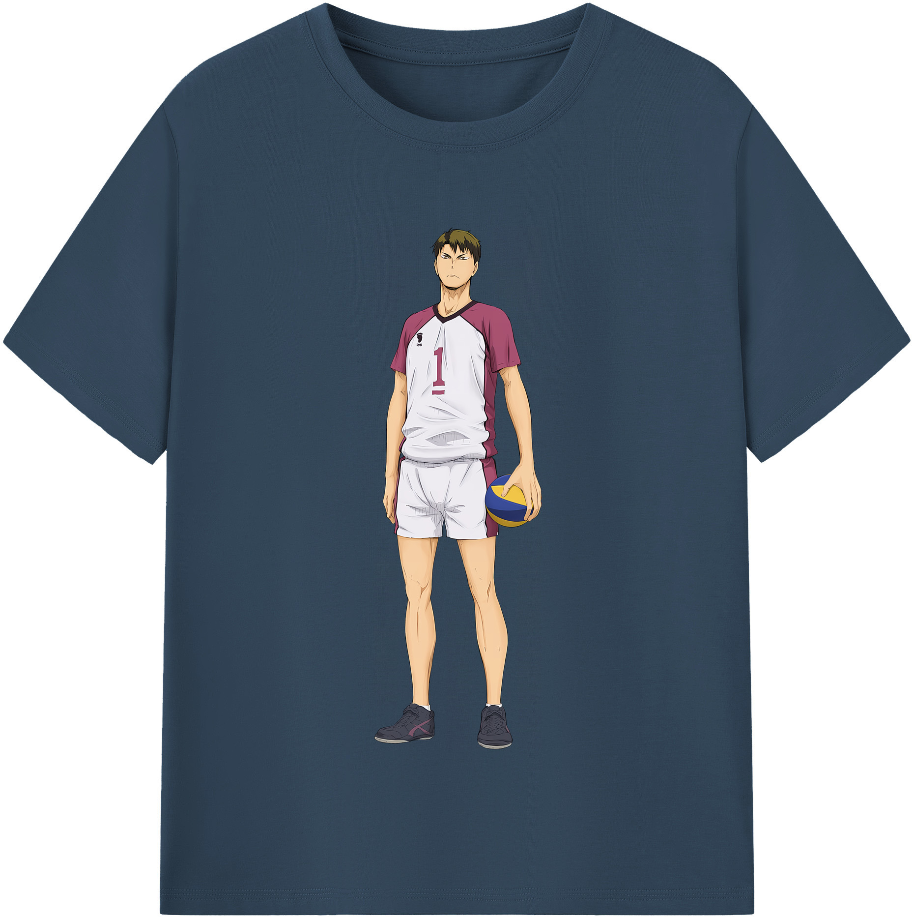 （画像用） ハイキュー!! Haikyu!! 綿100％半袖Tシャツ（フロントプリント）