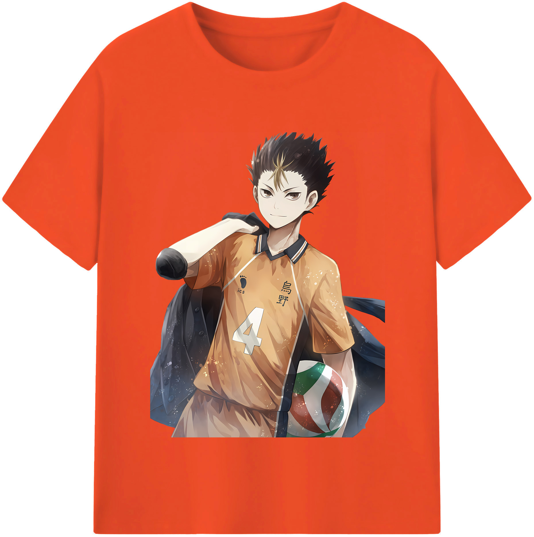 （画像用） ハイキュー!! Haikyu!! 綿100％半袖Tシャツ（フロントプリント）