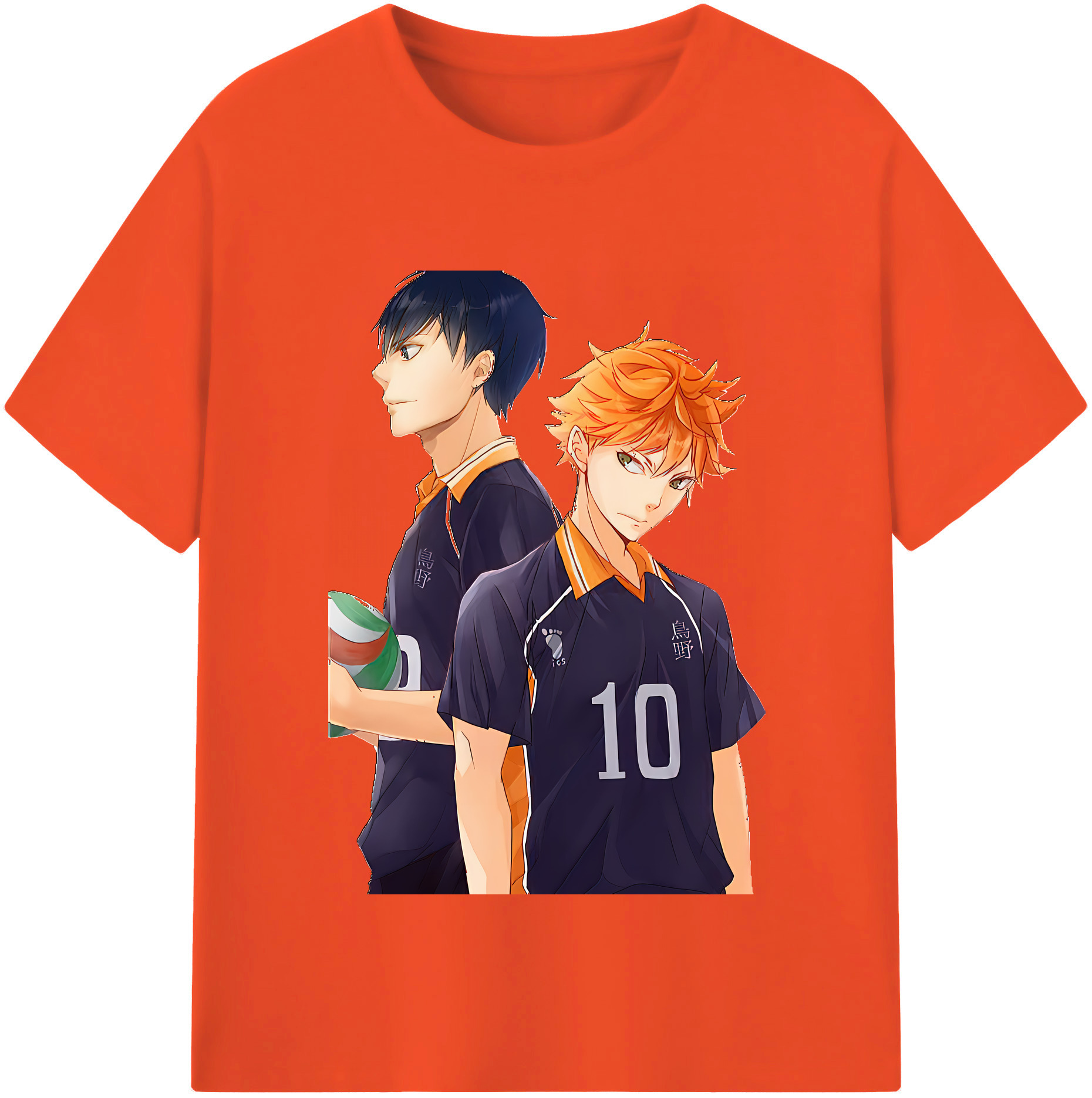（画像用） ハイキュー!! Haikyu!! 綿100％半袖Tシャツ（フロントプリント）