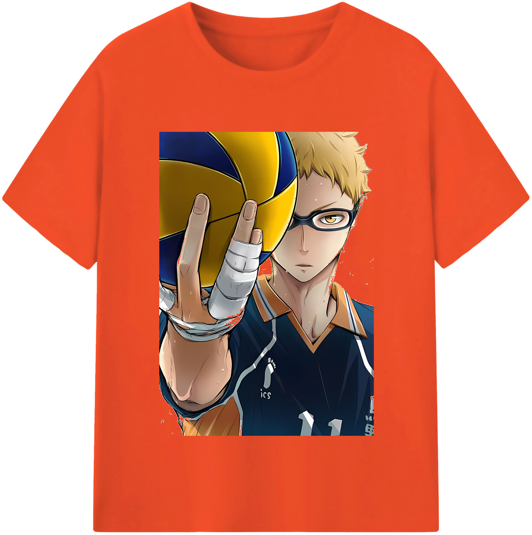 （画像用） ハイキュー!! Haikyu!! 綿100％半袖Tシャツ（フロントプリント）