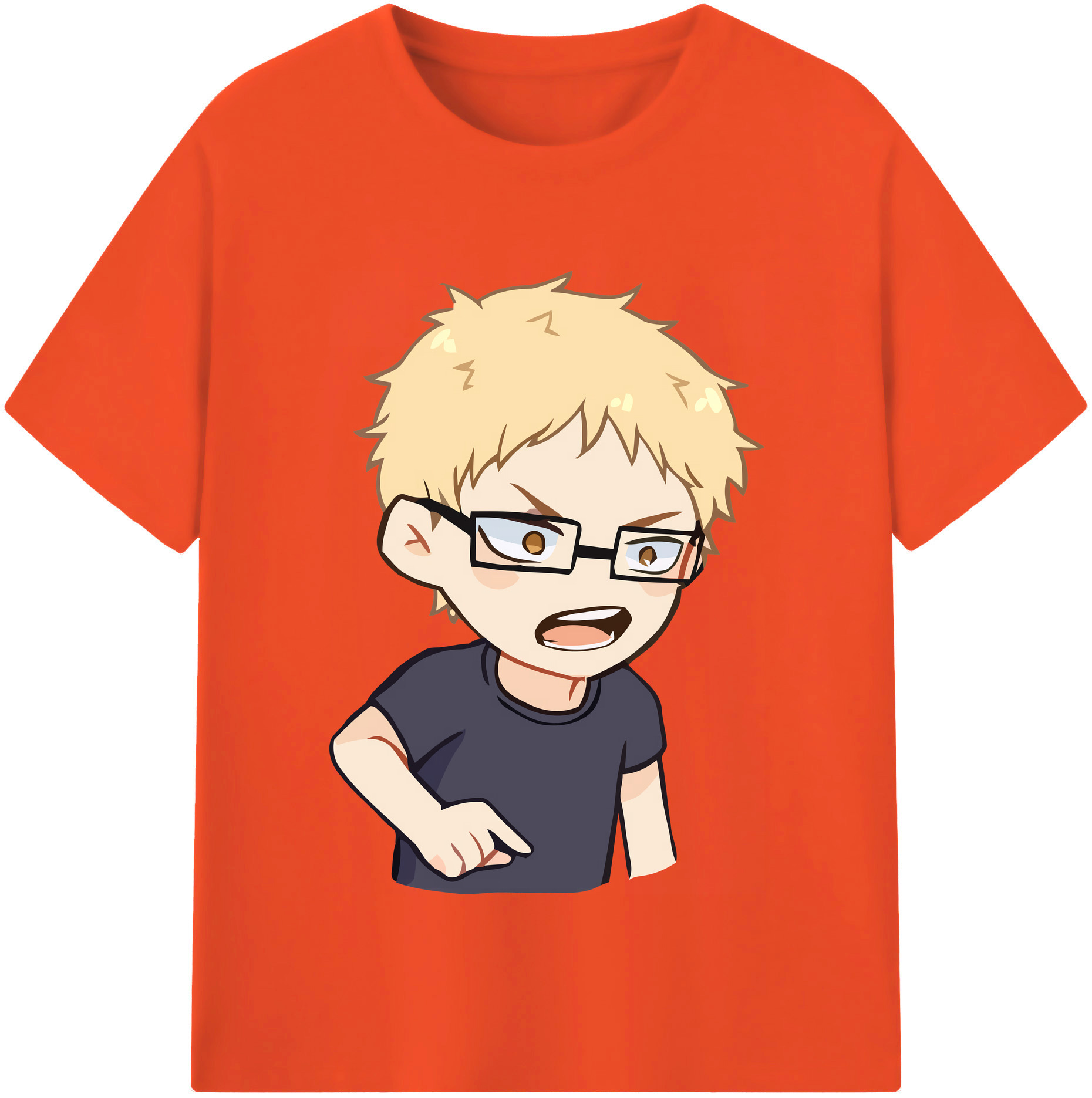 （画像用） ハイキュー!! Haikyu!! 綿100％半袖Tシャツ（フロントプリント）
