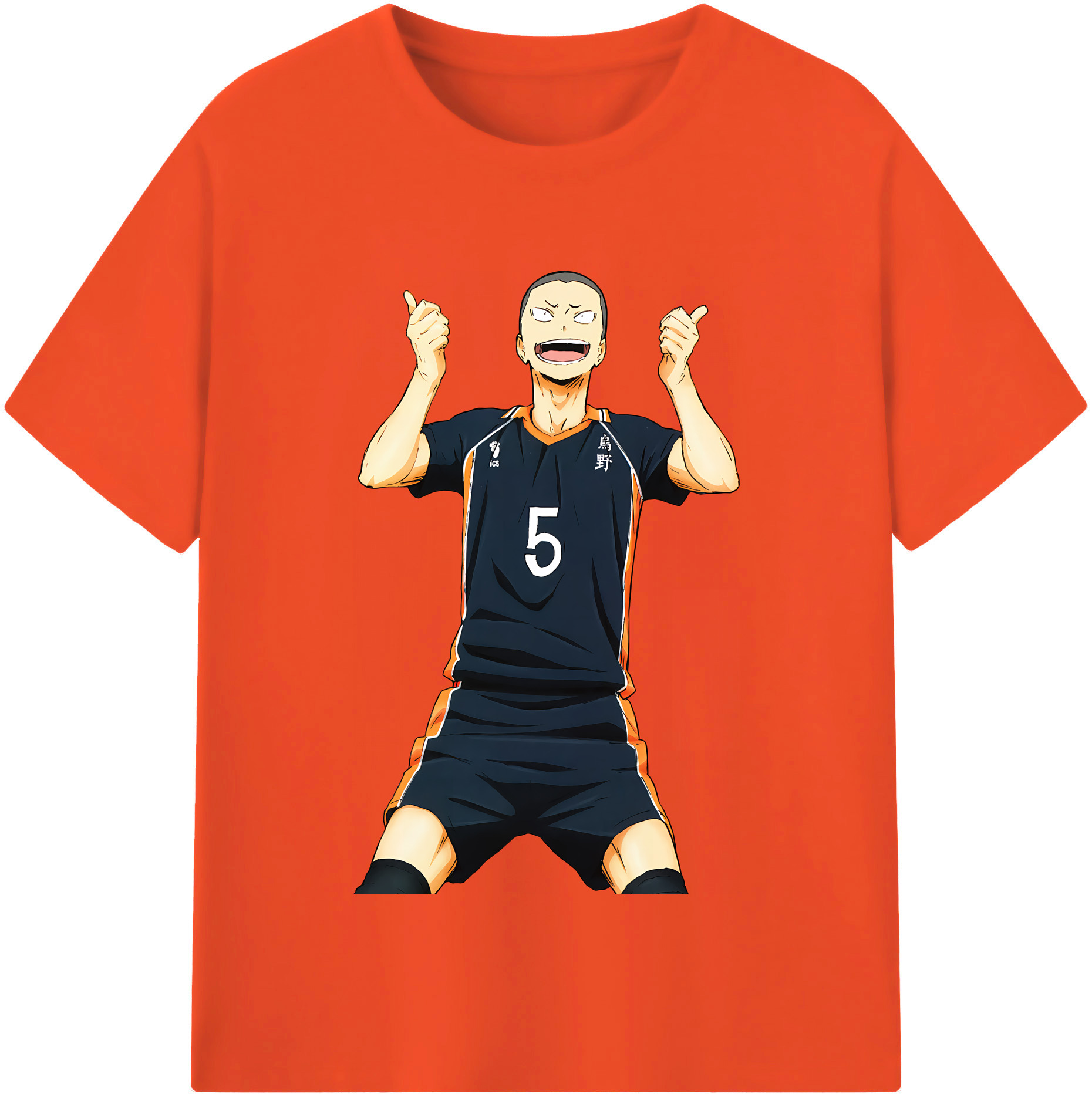 （画像用） ハイキュー!! Haikyu!! 綿100％半袖Tシャツ（フロントプリント）