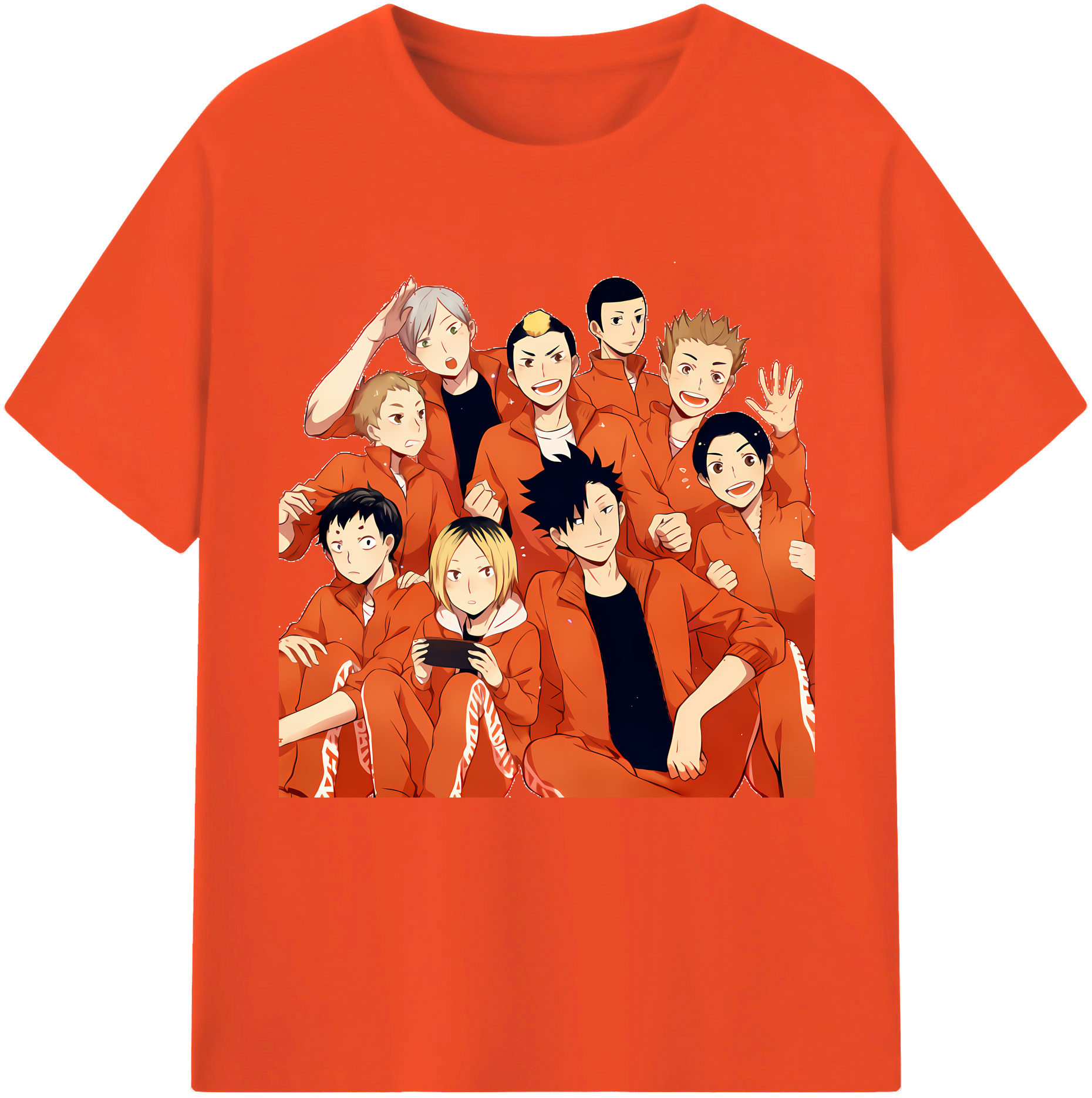 （画像用） ハイキュー!! Haikyu!! 綿100％半袖Tシャツ（フロントプリント）