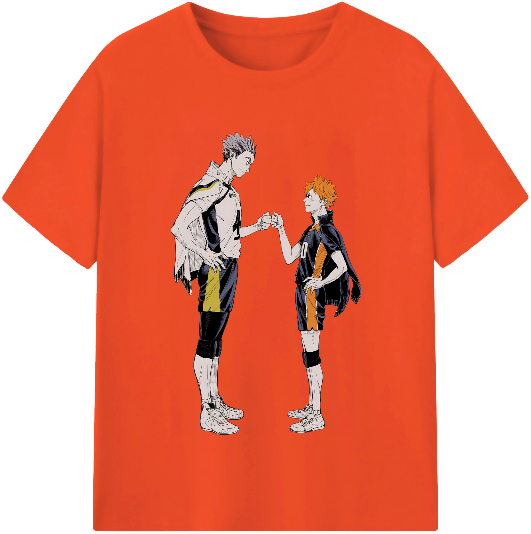 （画像用） ハイキュー!! Haikyu!! 綿100％半袖Tシャツ（フロントプリント）