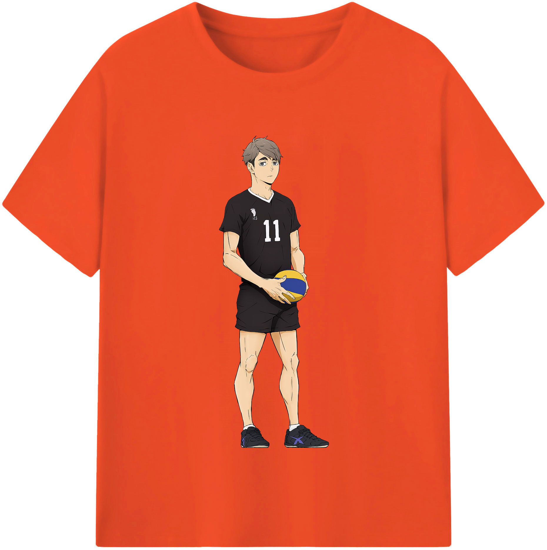 （画像用） ハイキュー!! Haikyu!! 綿100％半袖Tシャツ（フロントプリント）