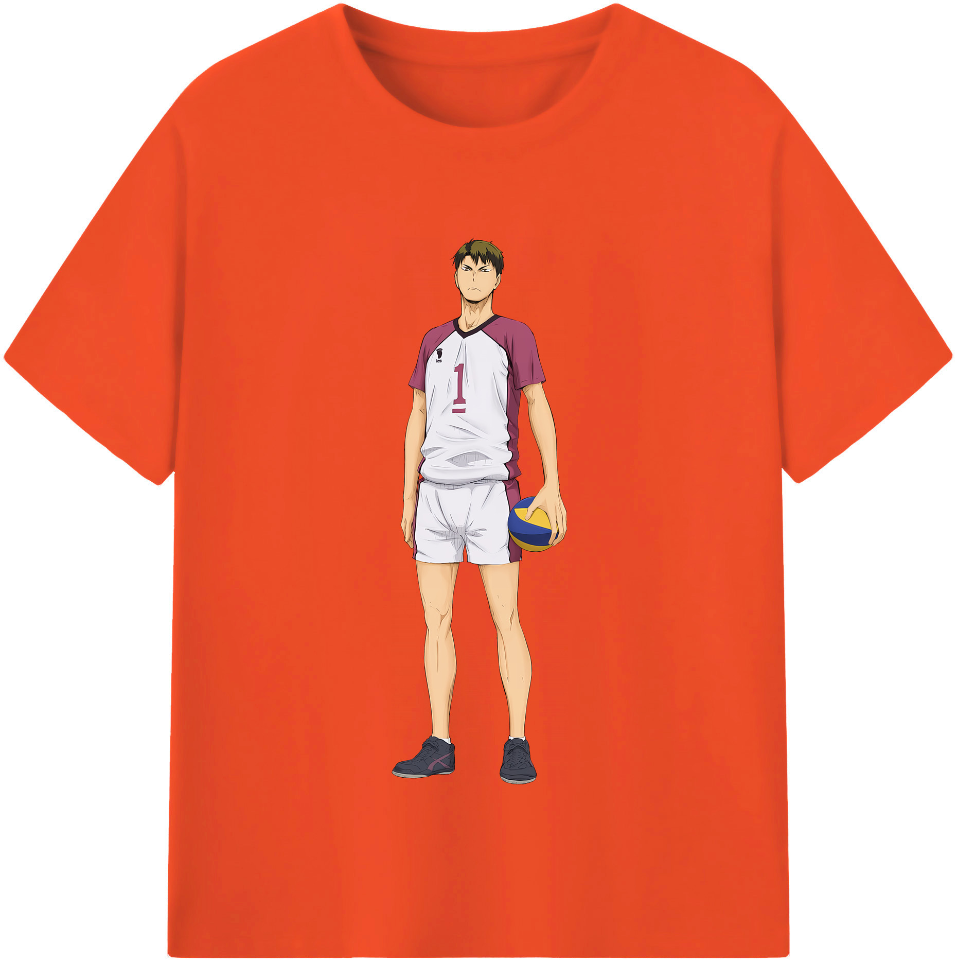 （画像用） ハイキュー!! Haikyu!! 綿100％半袖Tシャツ（フロントプリント）