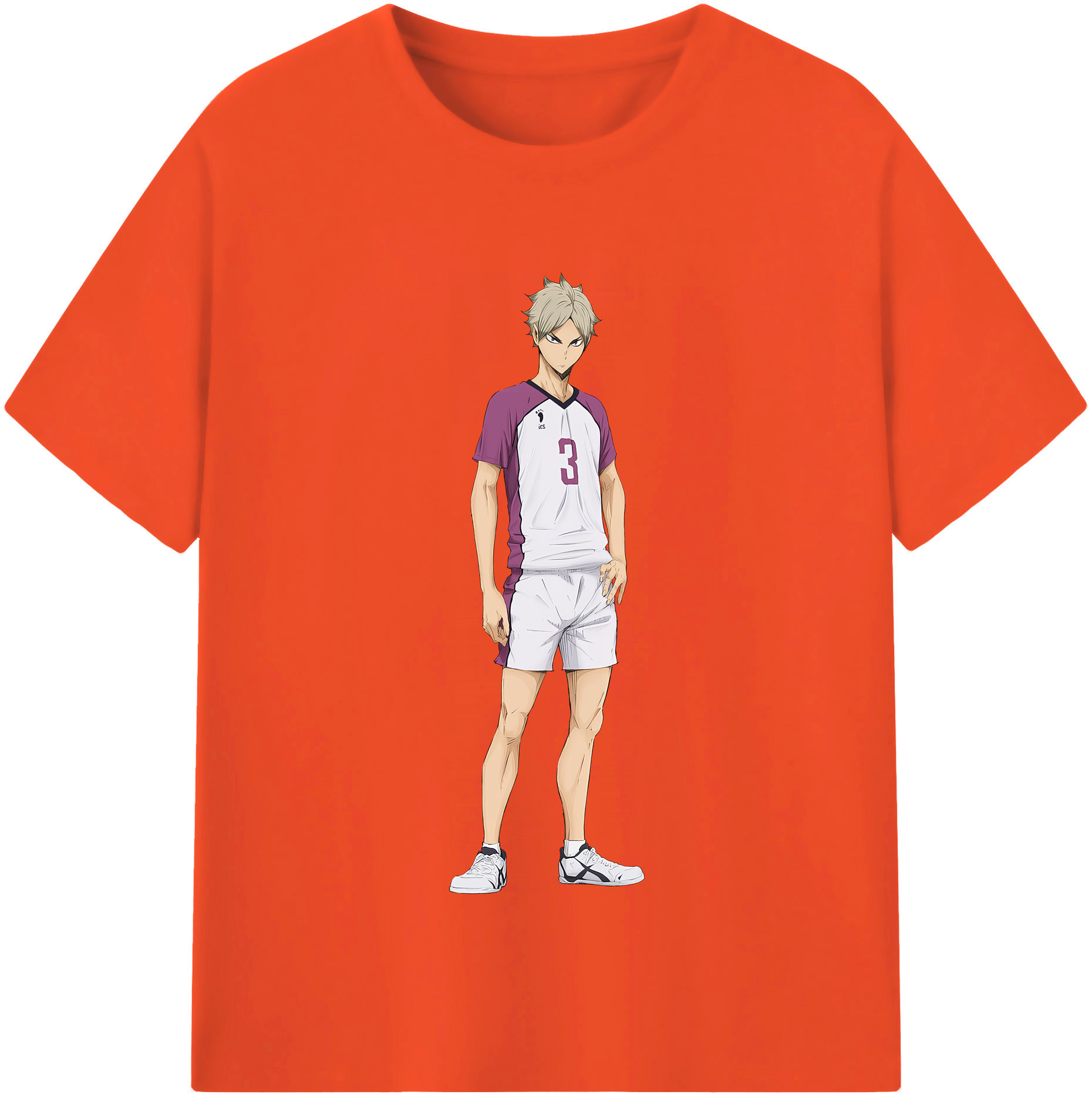 （画像用） ハイキュー!! Haikyu!! 綿100％半袖Tシャツ（フロントプリント）