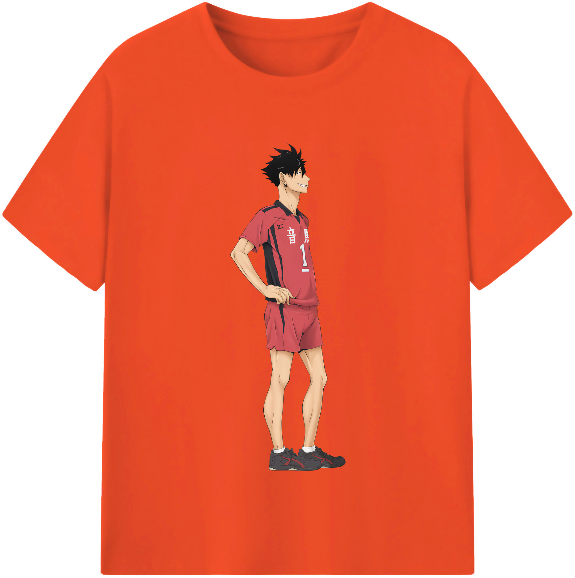 （画像用） ハイキュー!! Haikyu!! 綿100％半袖Tシャツ（フロントプリント）