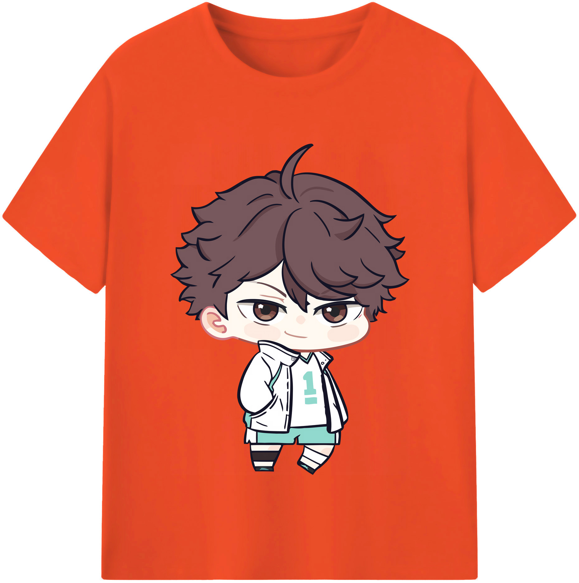 （画像用） ハイキュー!! Haikyu!! 綿100％半袖Tシャツ（フロントプリント）