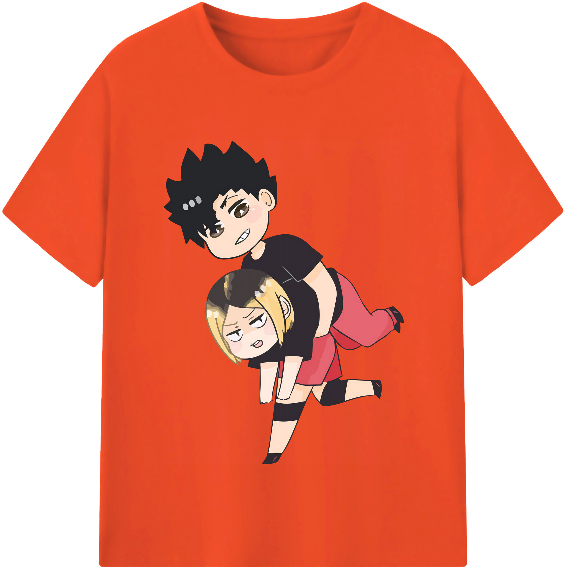 （画像用） ハイキュー!! Haikyu!! 綿100％半袖Tシャツ（フロントプリント）