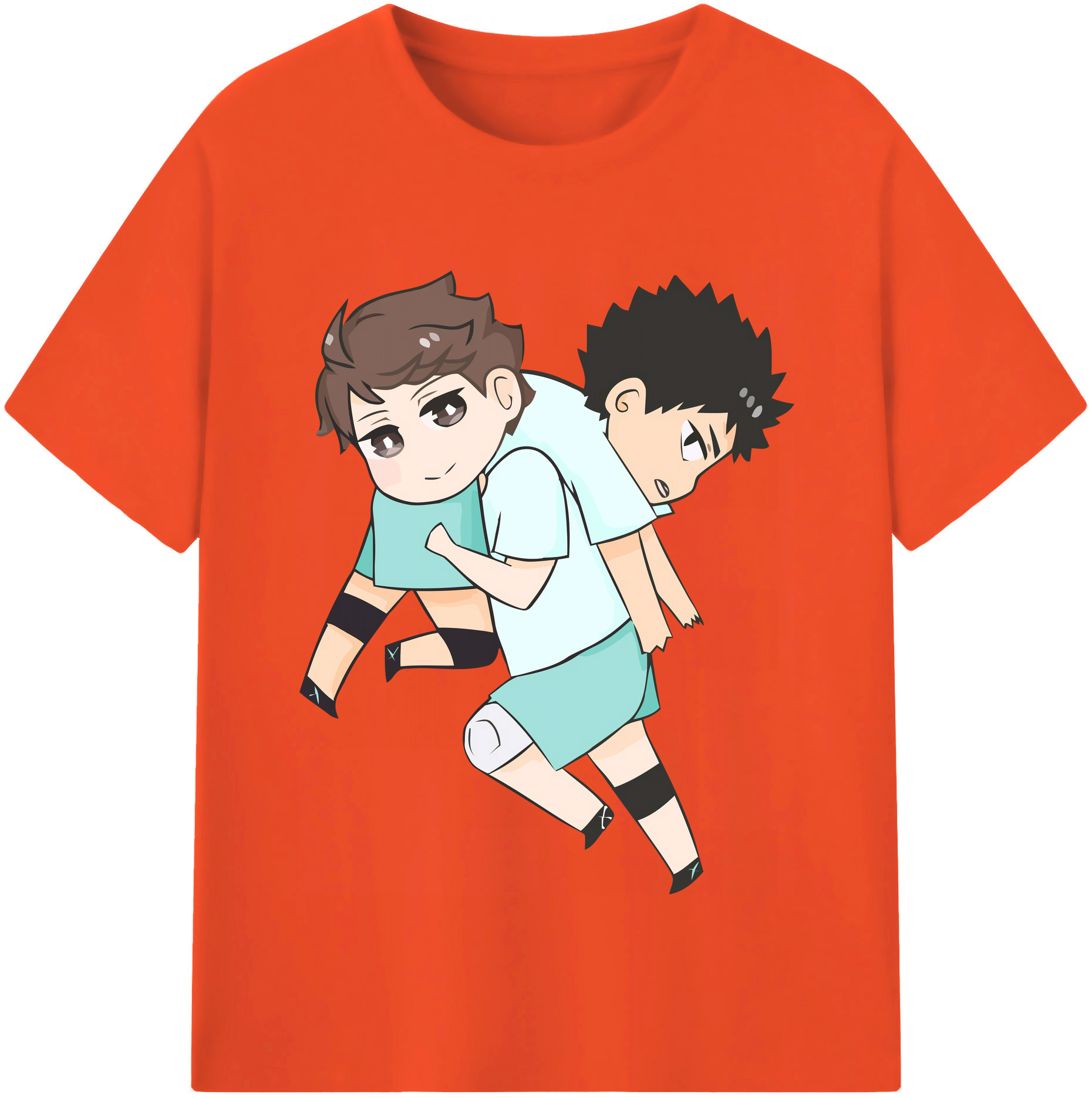 （画像用） ハイキュー!! Haikyu!! 綿100％半袖Tシャツ（フロントプリント）