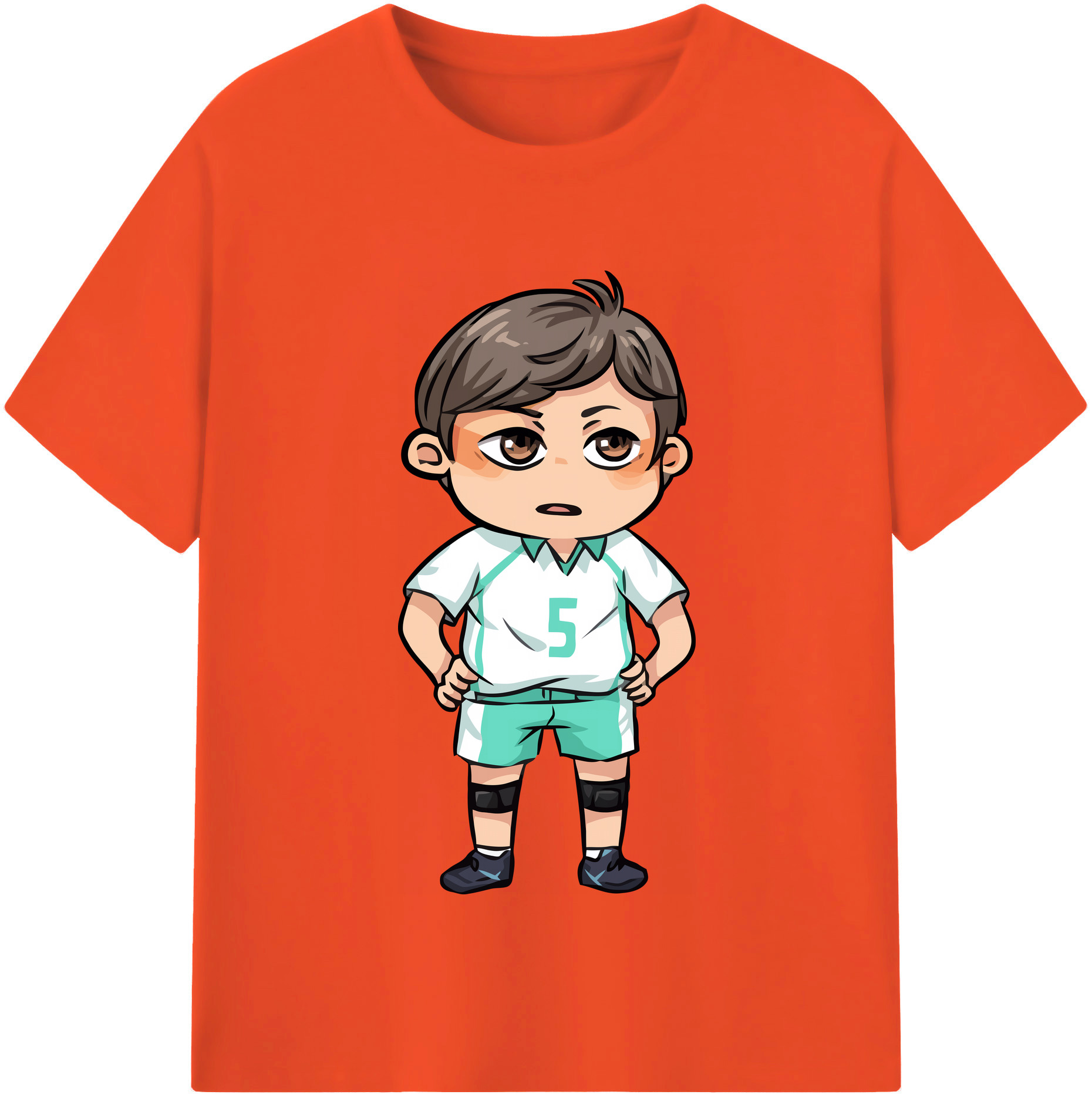 （画像用） ハイキュー!! Haikyu!! 綿100％半袖Tシャツ（フロントプリント）