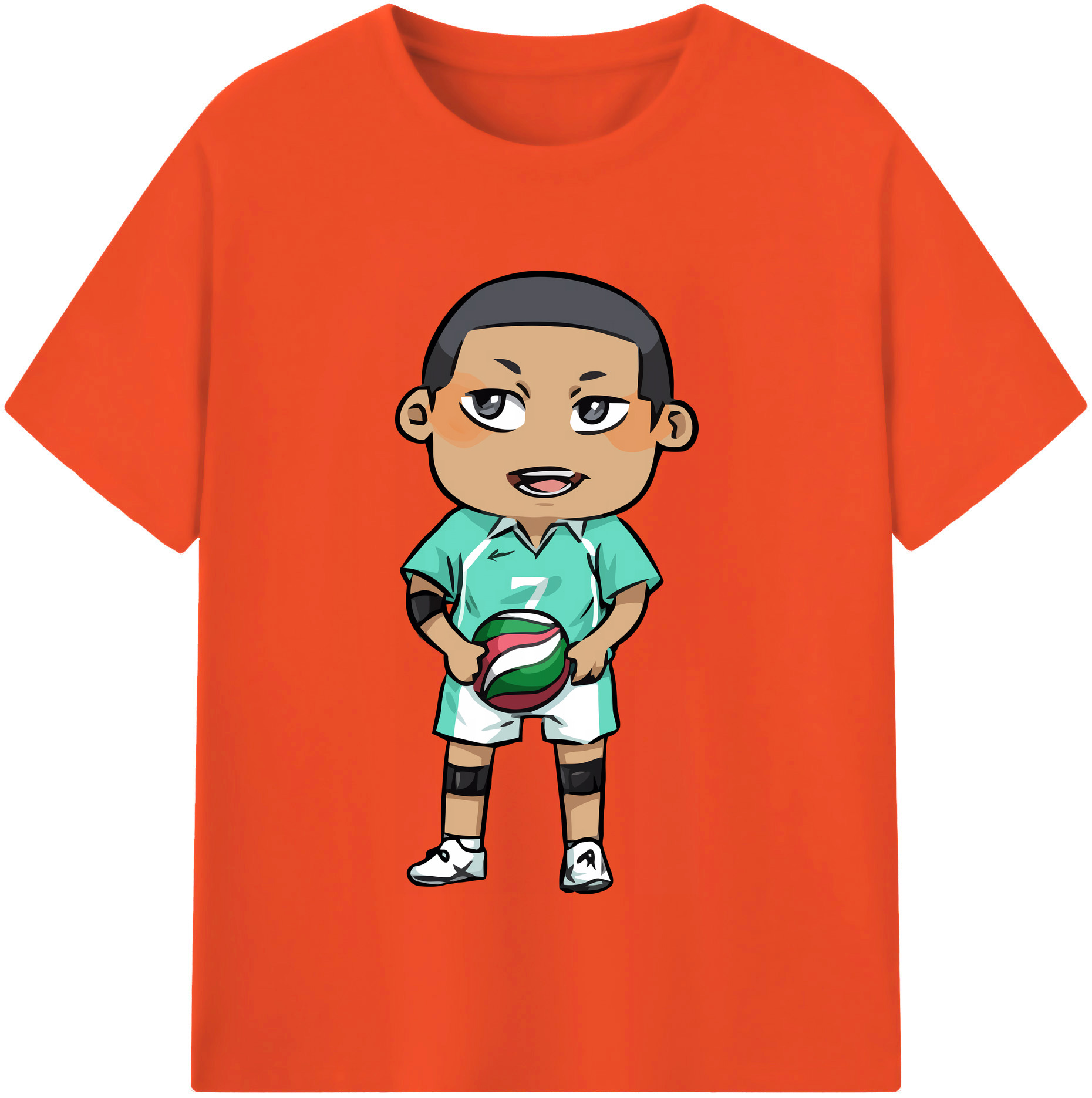 （画像用） ハイキュー!! Haikyu!! 綿100％半袖Tシャツ（フロントプリント）