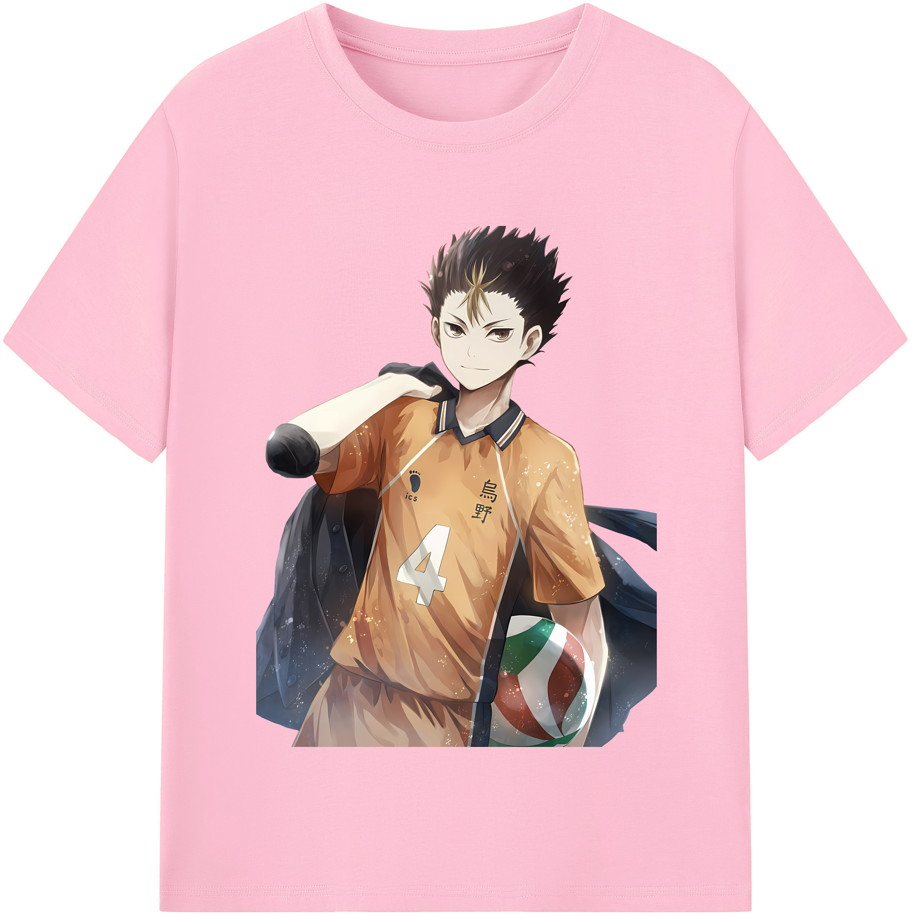 （画像用） ハイキュー!! Haikyu!! 綿100％半袖Tシャツ（フロントプリント）