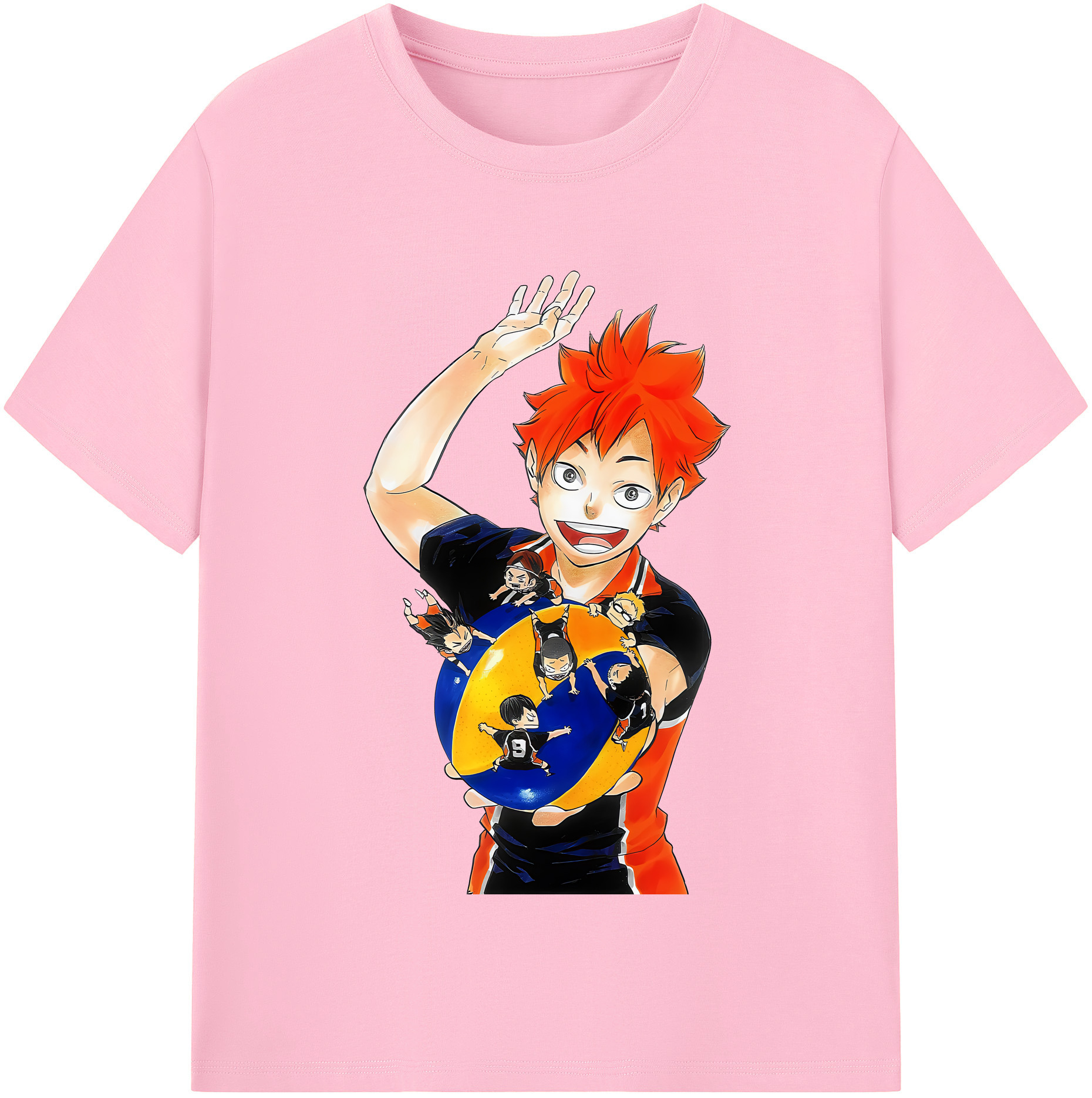 （画像用） ハイキュー!! Haikyu!! 綿100％半袖Tシャツ（フロントプリント）
