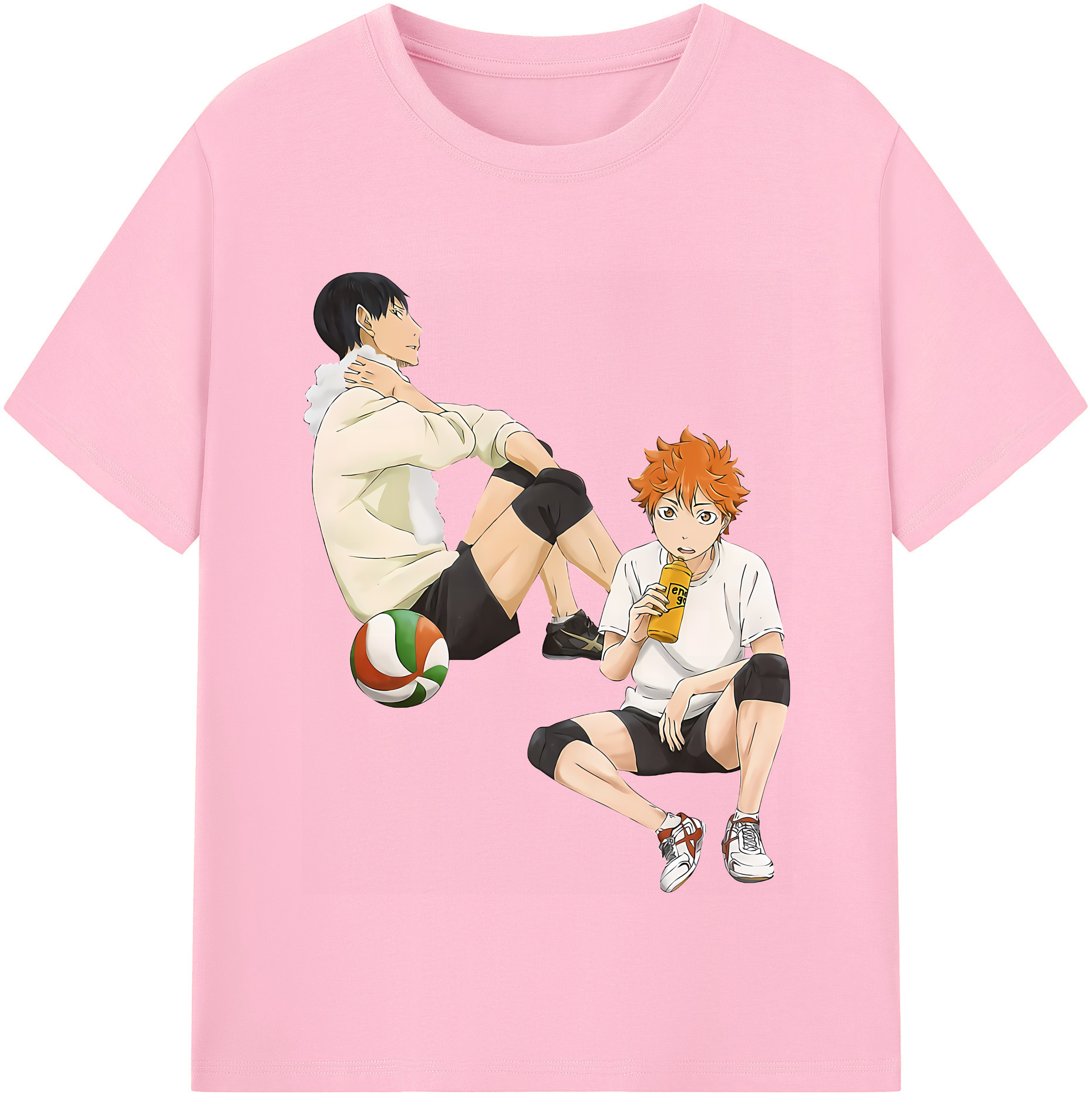 （画像用） ハイキュー!! Haikyu!! 綿100％半袖Tシャツ（フロントプリント）
