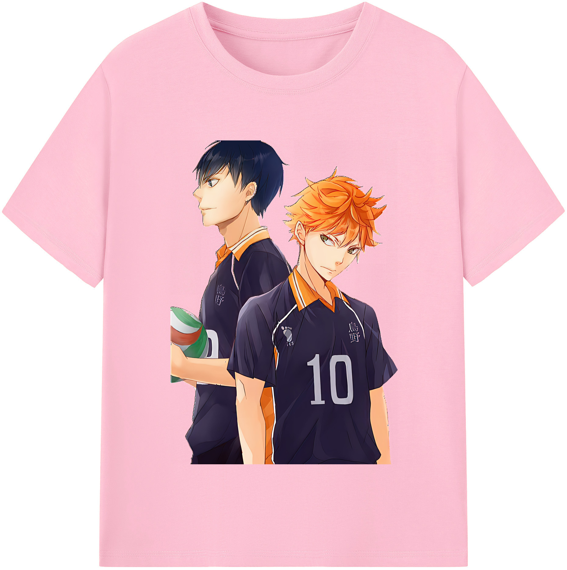 （画像用） ハイキュー!! Haikyu!! 綿100％半袖Tシャツ（フロントプリント）