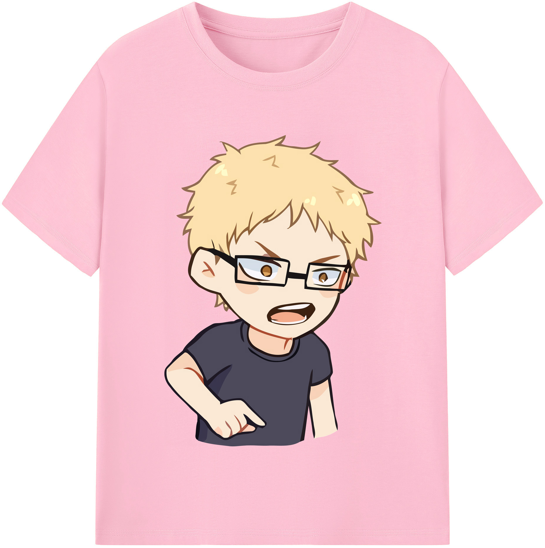 （画像用） ハイキュー!! Haikyu!! 綿100％半袖Tシャツ（フロントプリント）