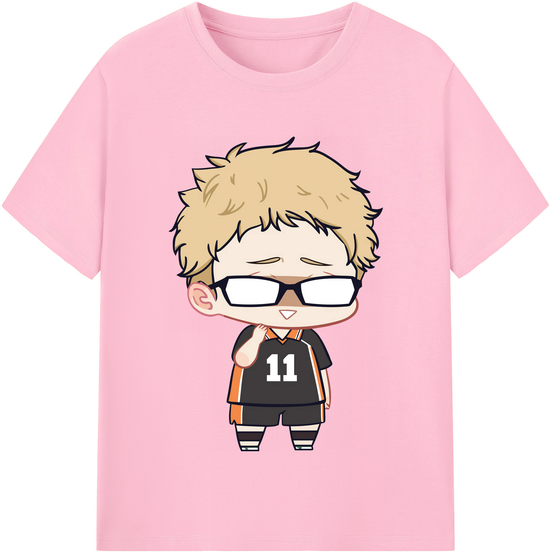 （画像用） ハイキュー!! Haikyu!! 綿100％半袖Tシャツ（フロントプリント）
