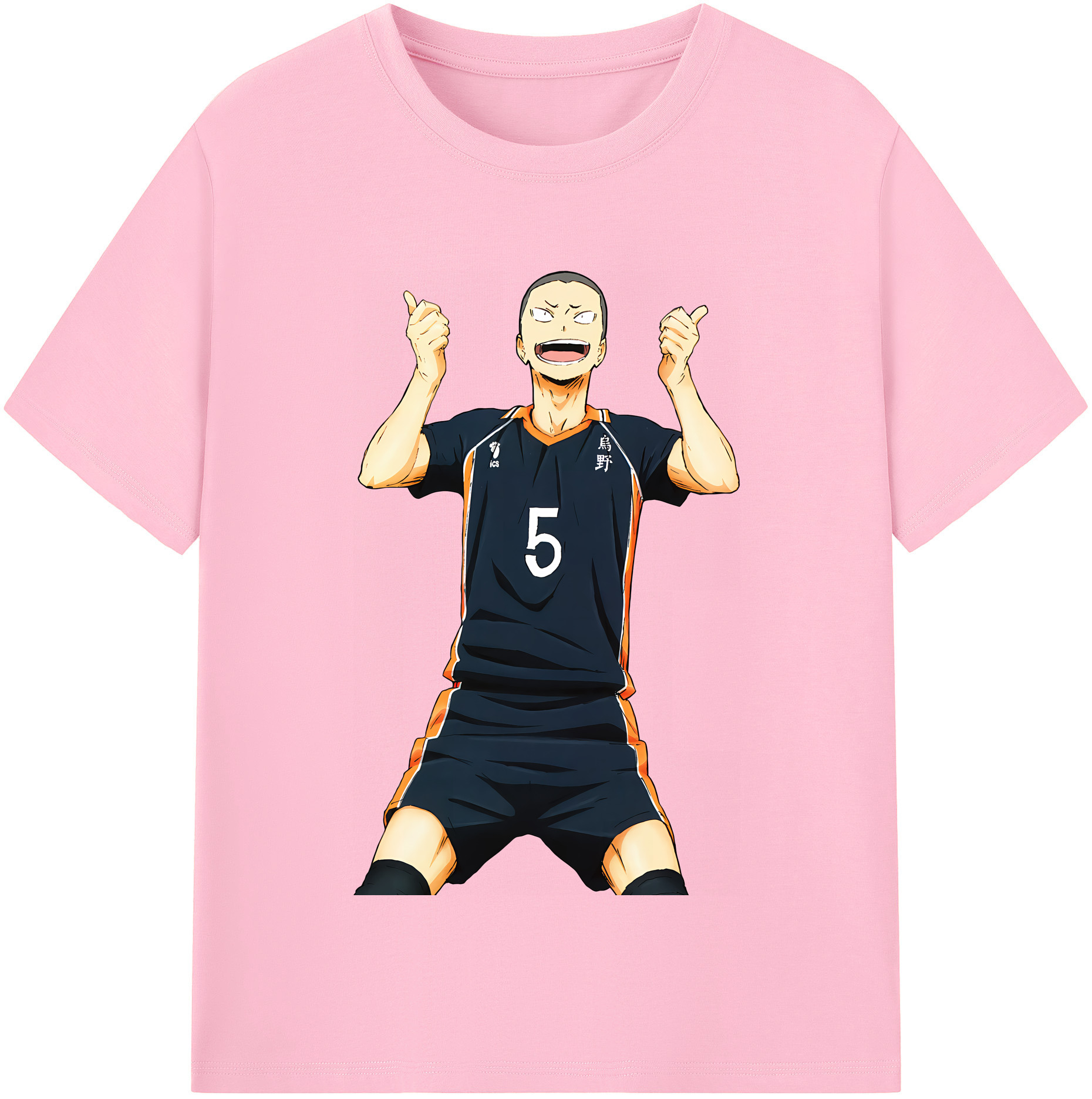 （画像用） ハイキュー!! Haikyu!! 綿100％半袖Tシャツ（フロントプリント）