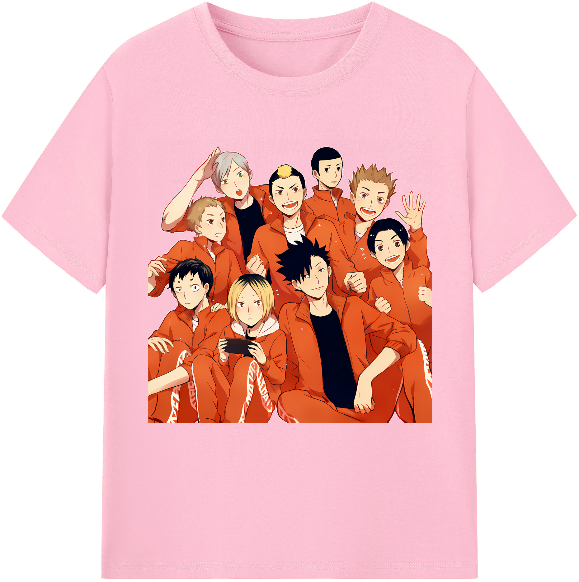 （画像用） ハイキュー!! Haikyu!! 綿100％半袖Tシャツ（フロントプリント）