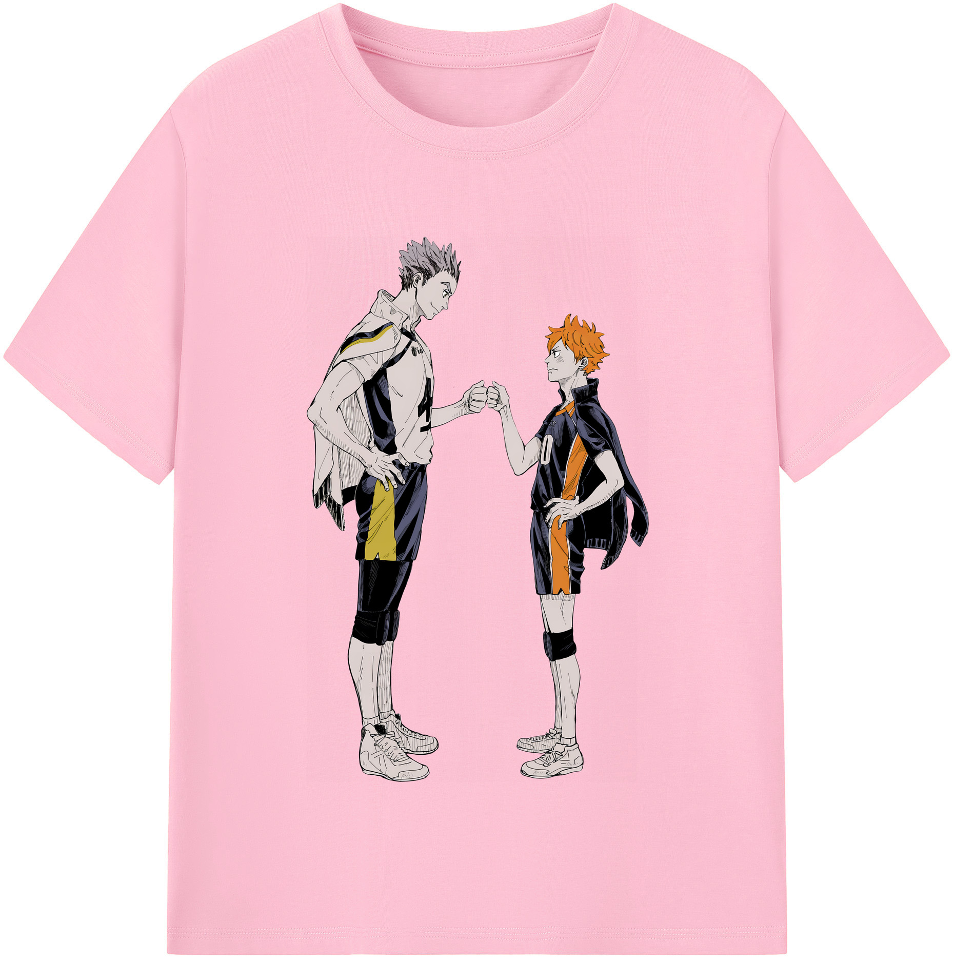 （画像用） ハイキュー!! Haikyu!! 綿100％半袖Tシャツ（フロントプリント）