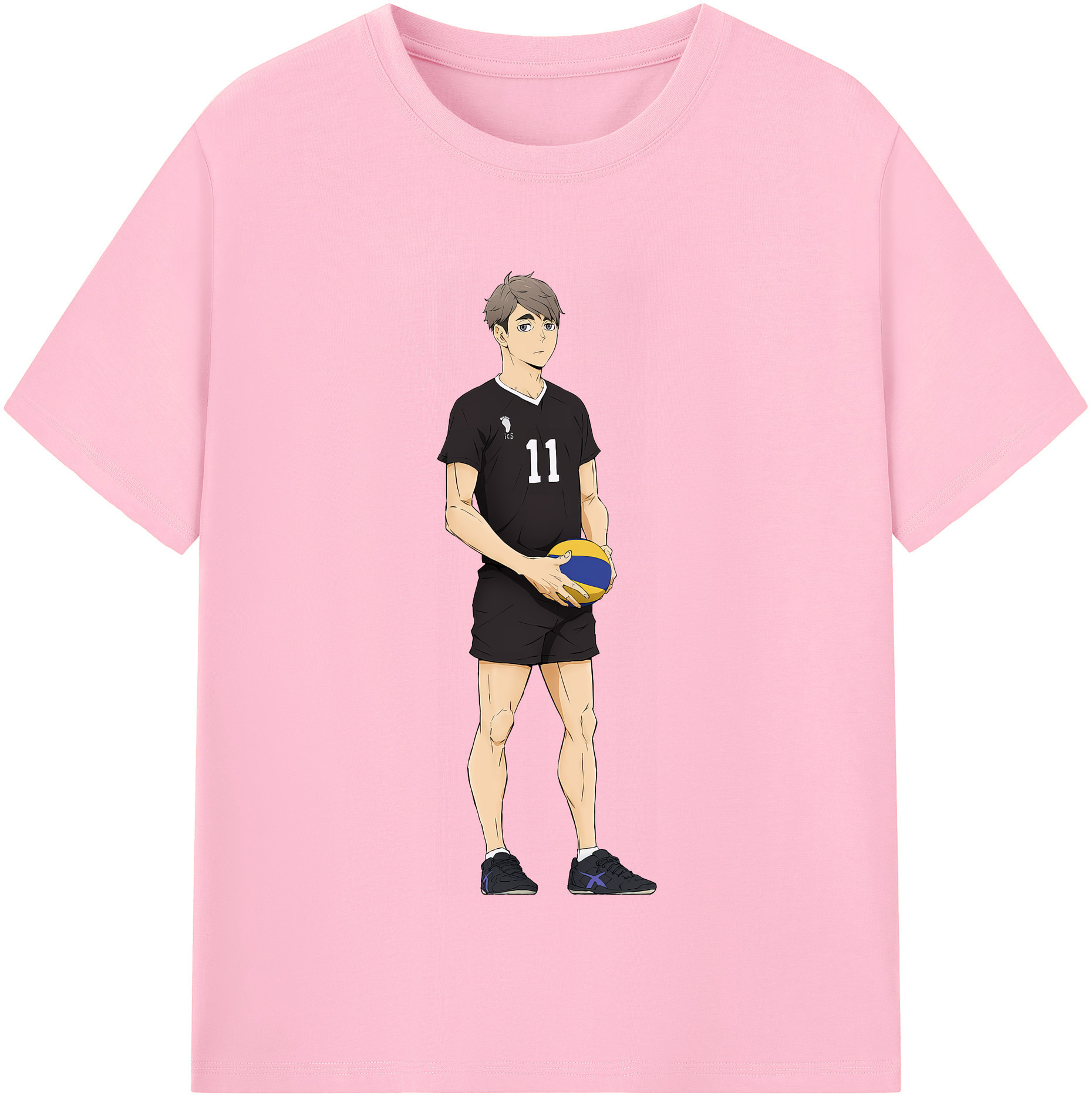 （画像用） ハイキュー!! Haikyu!! 綿100％半袖Tシャツ（フロントプリント）